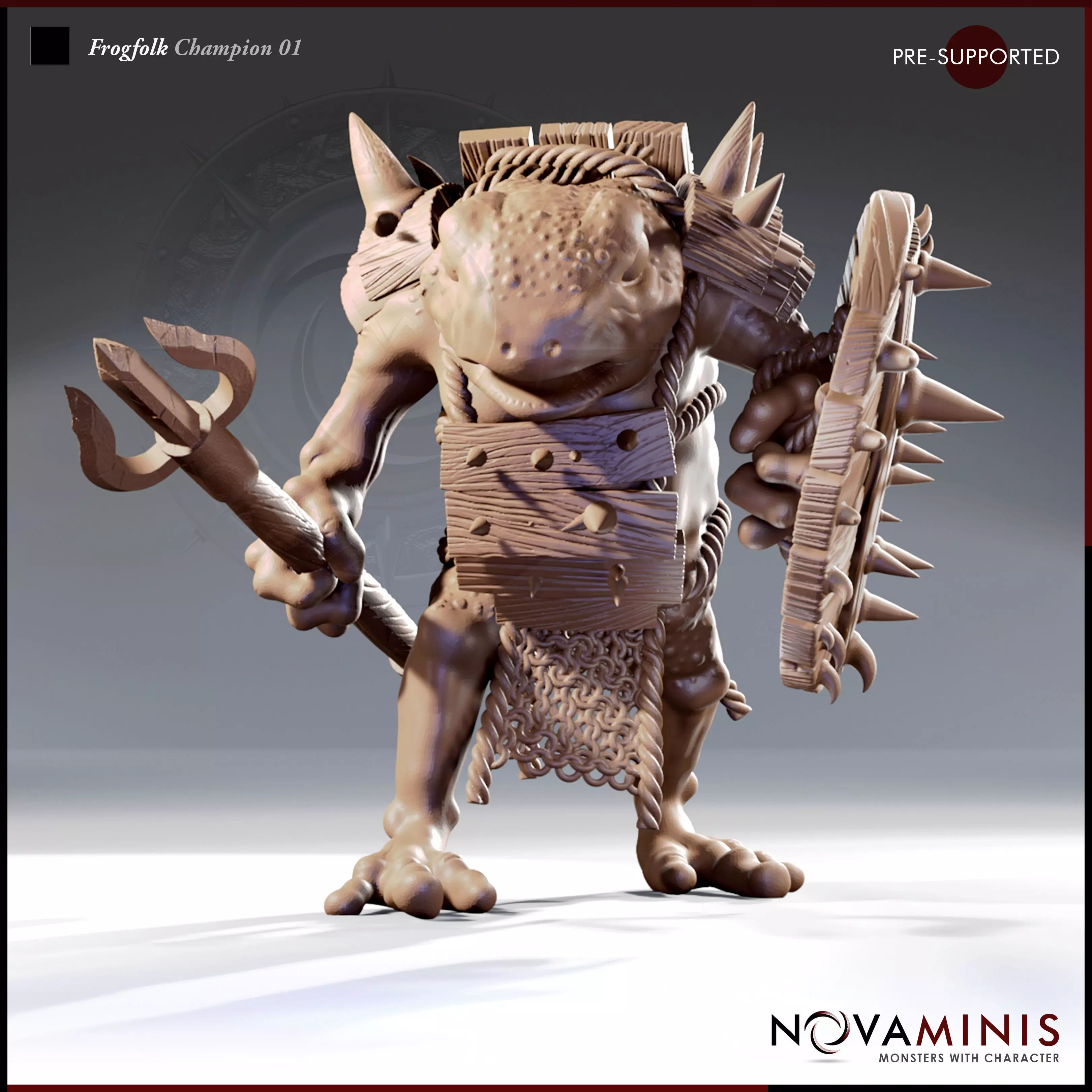 Frogfolk Champion 01 3D print model_0