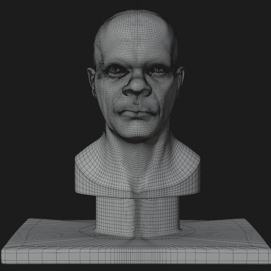 Samuel L Jackson 3D print model_12