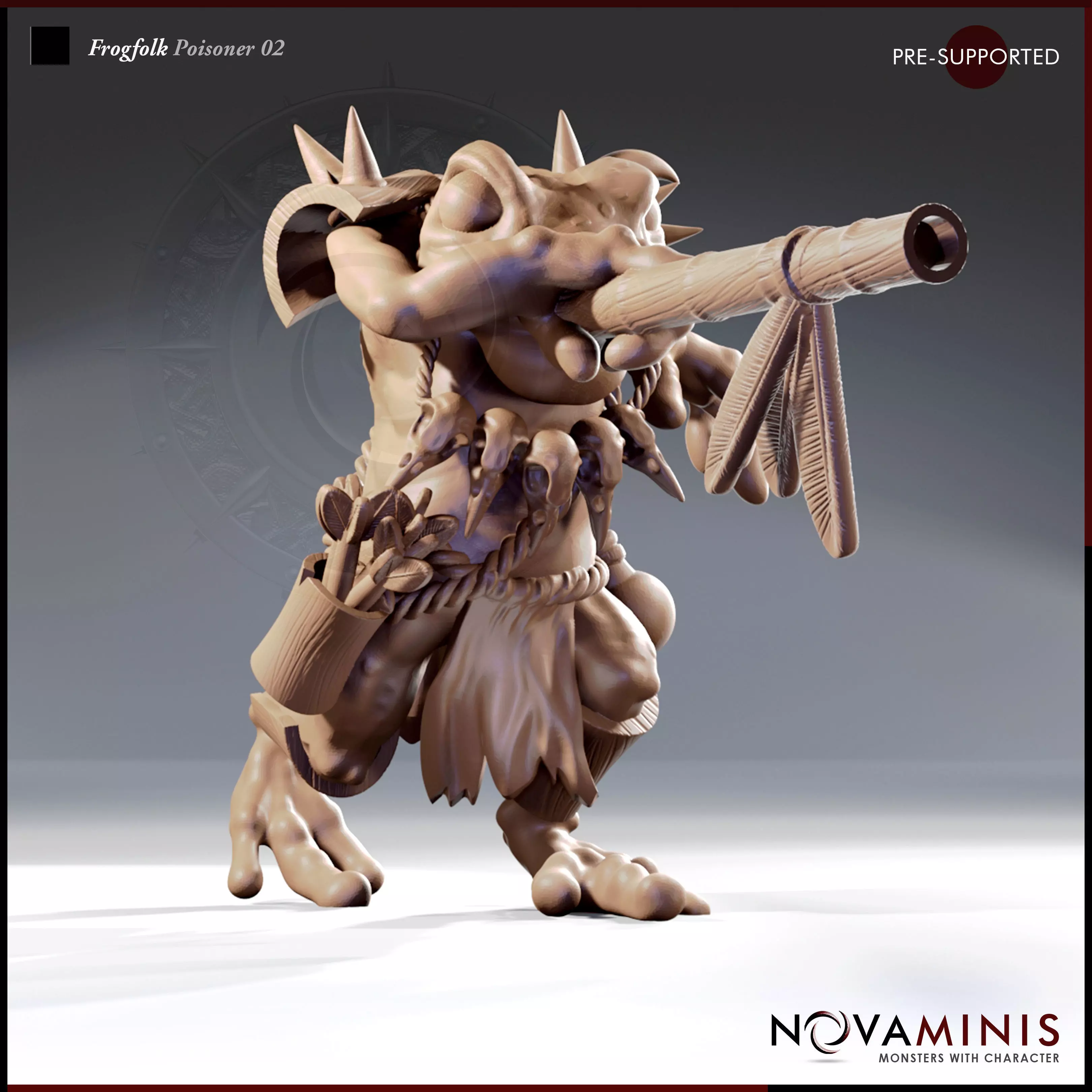 Frogfolk Poisoner 02 3D print model_0