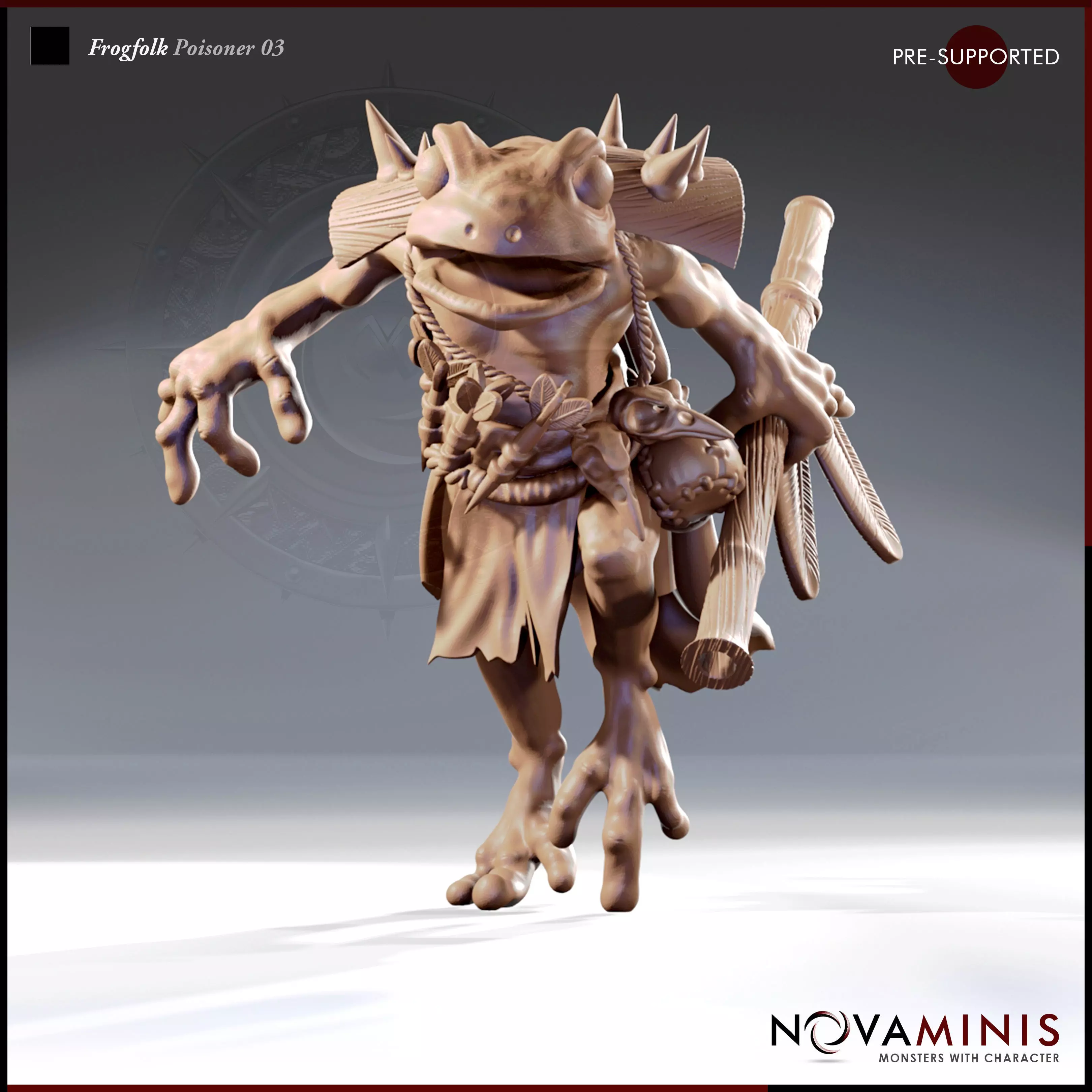 Frogfolk Poisoner 03 3D print model_0