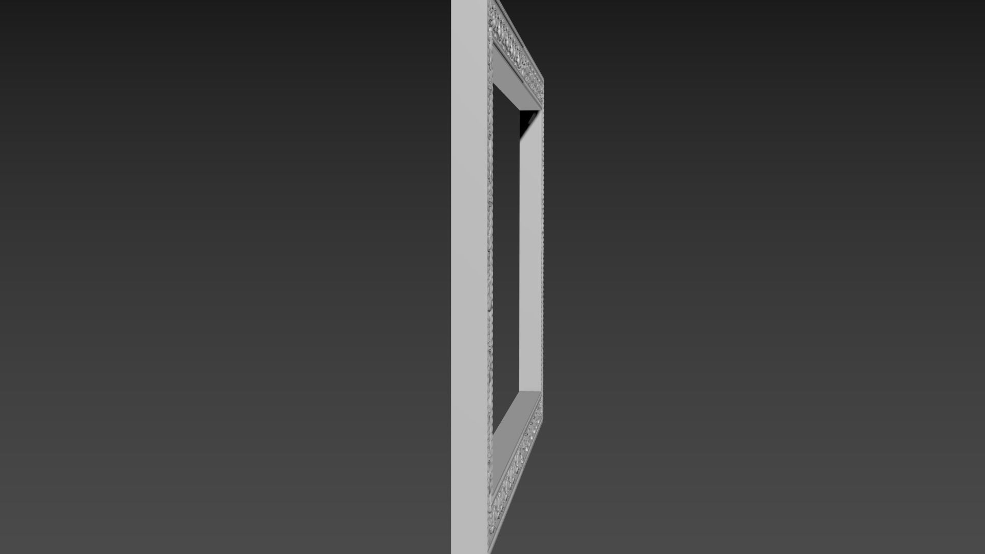 Frame picture mirror religion 3D model_7