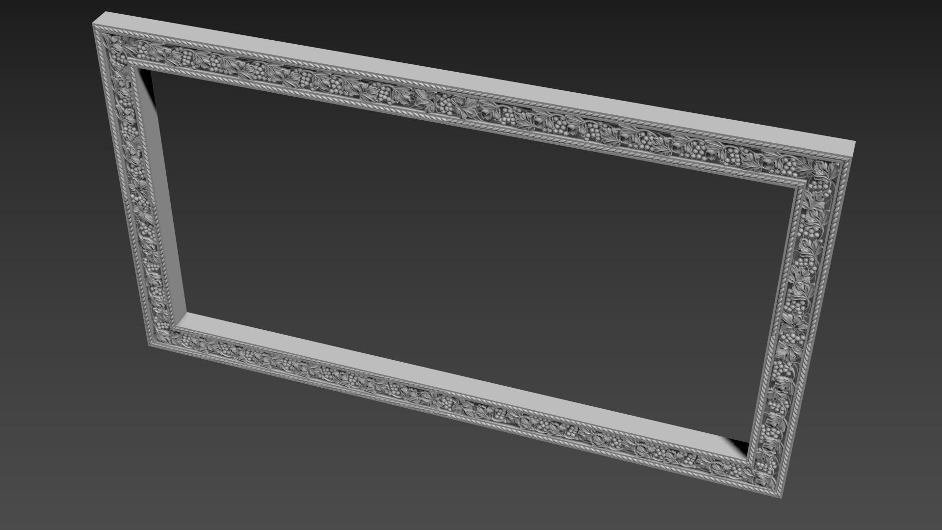 Frame picture mirror religion 3D model_11