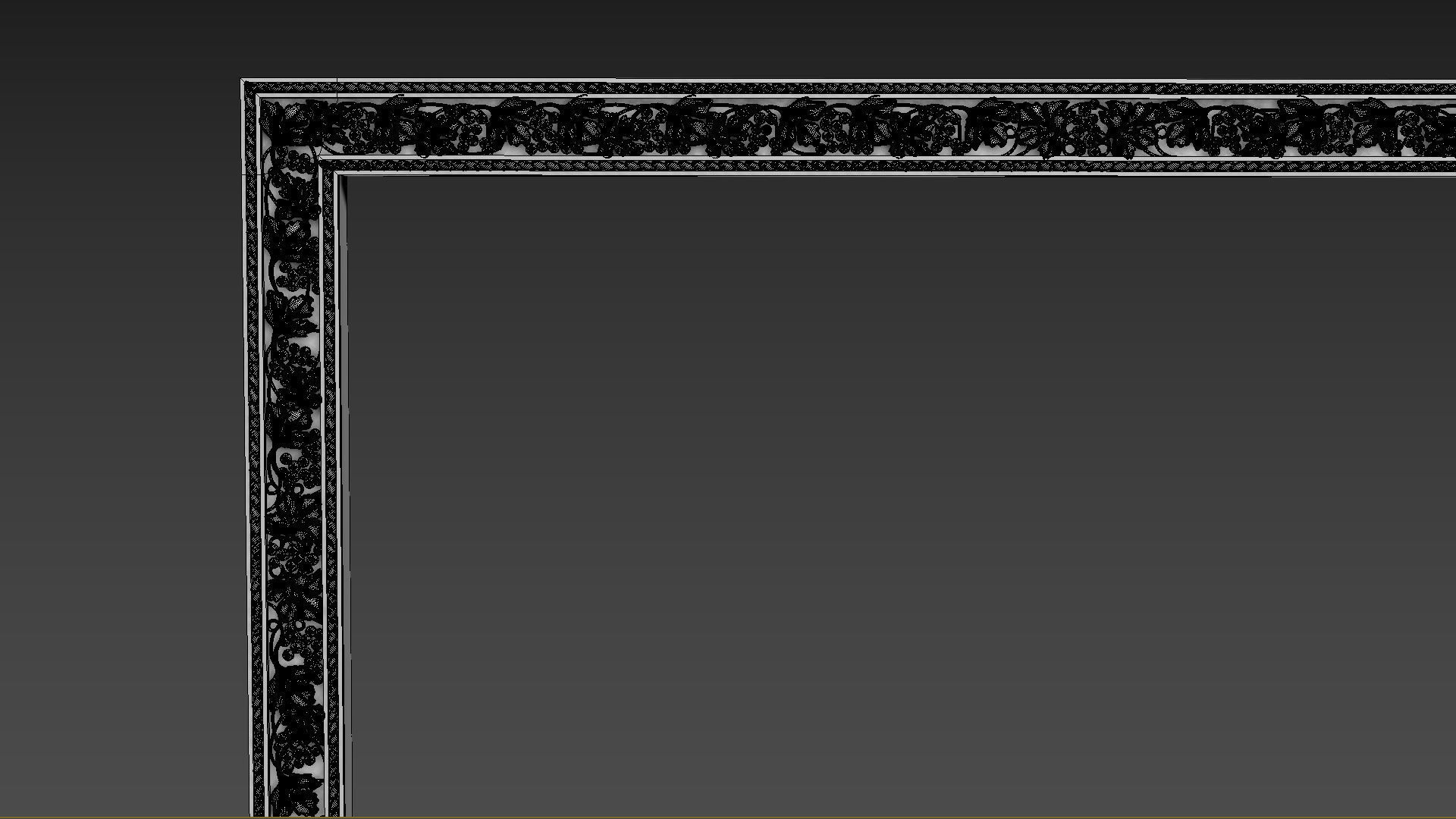 Frame picture mirror religion 3D model_12