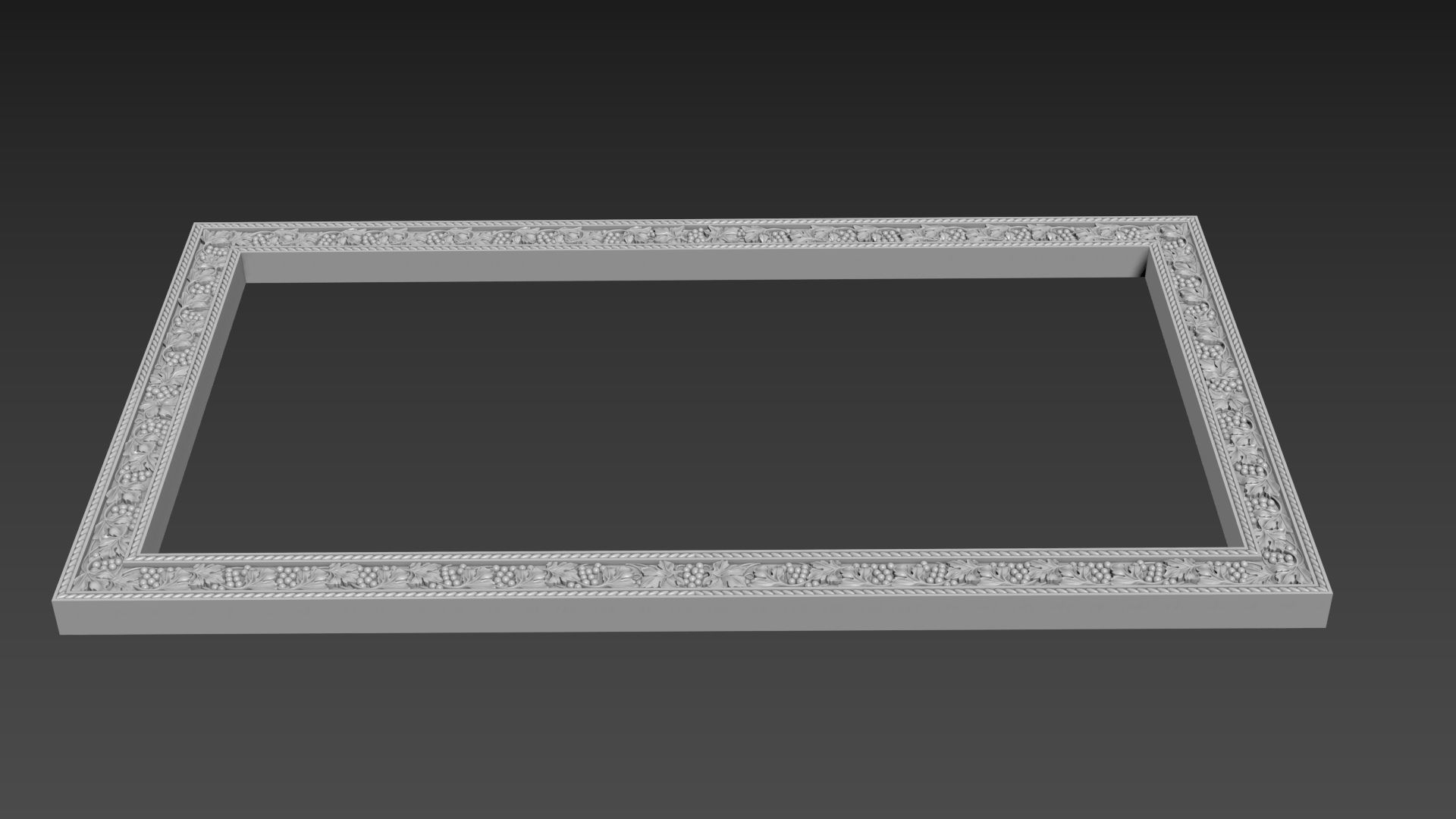 Frame picture mirror religion 3D model_10