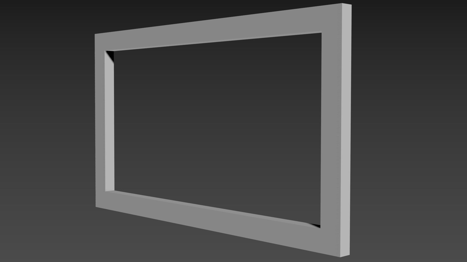 Frame picture mirror religion 3D model_9