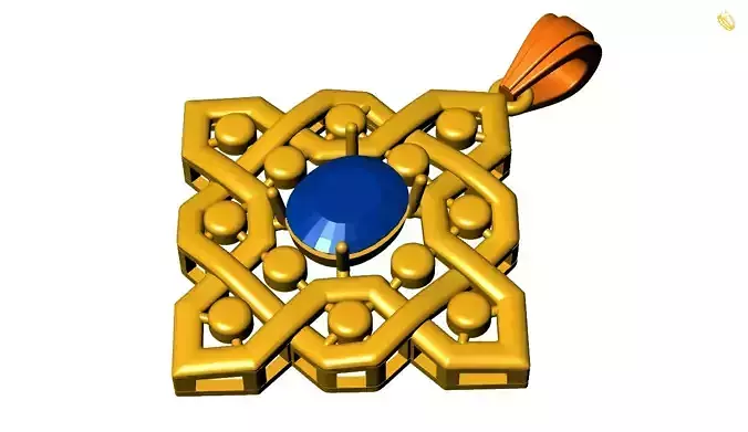 Gem Pendant 3D print model