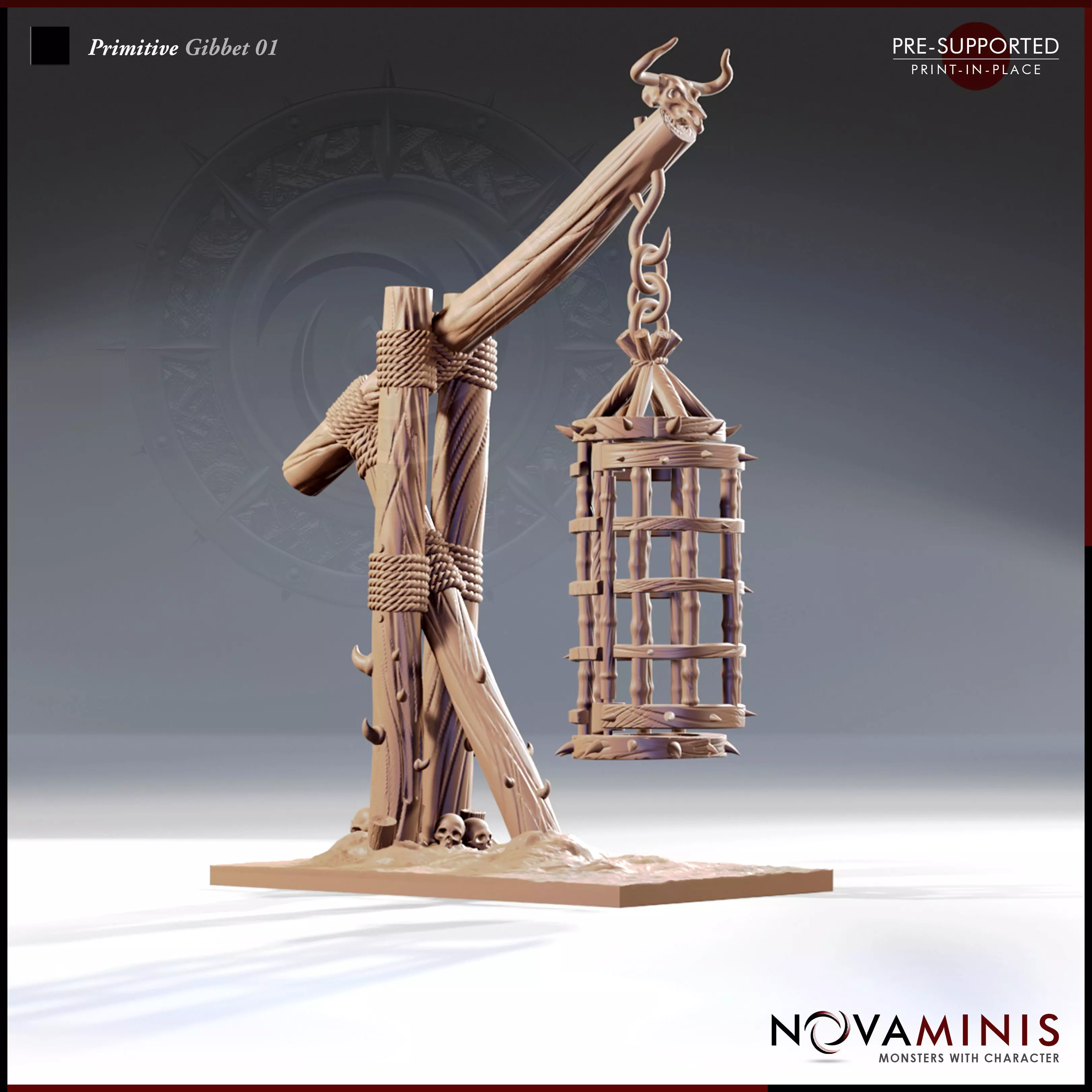 Primitive Gibbet 01 3D print model_0
