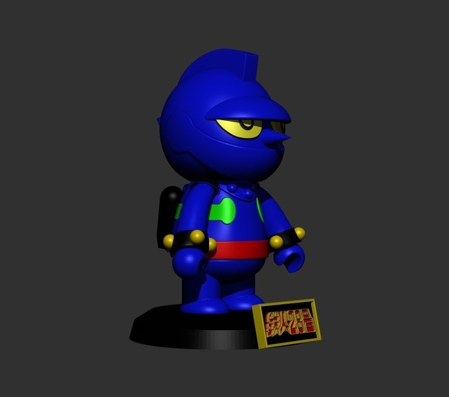 mini TETSUJIN 28 3D print model_14