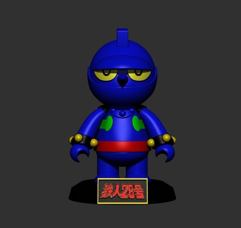mini TETSUJIN 28 3D print model_9