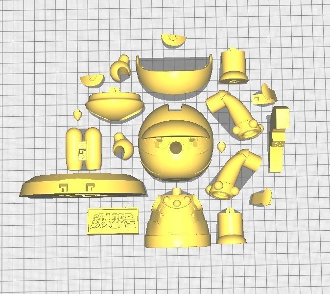 mini TETSUJIN 28 3D print model_16