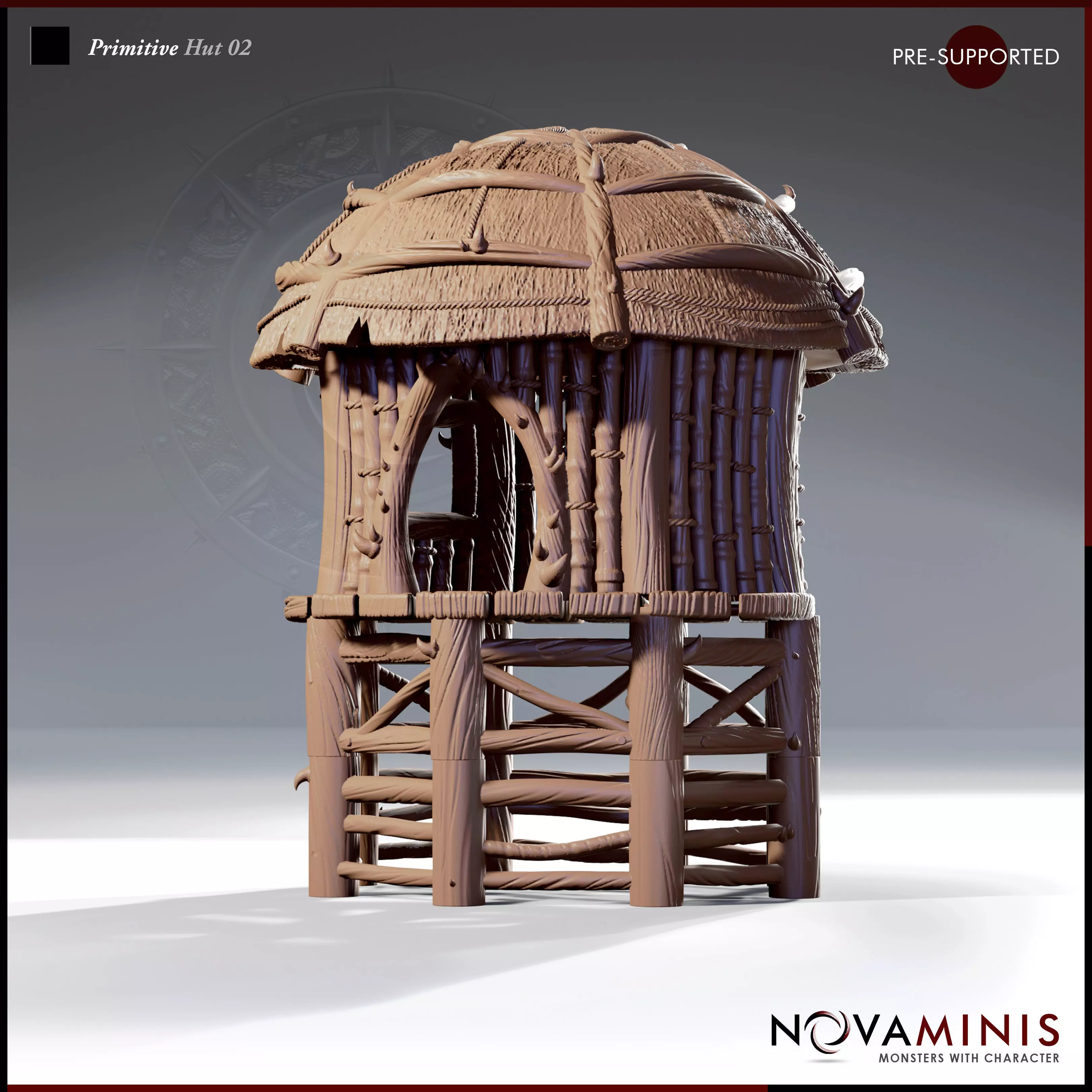 Primitive Hut 02 3D print model