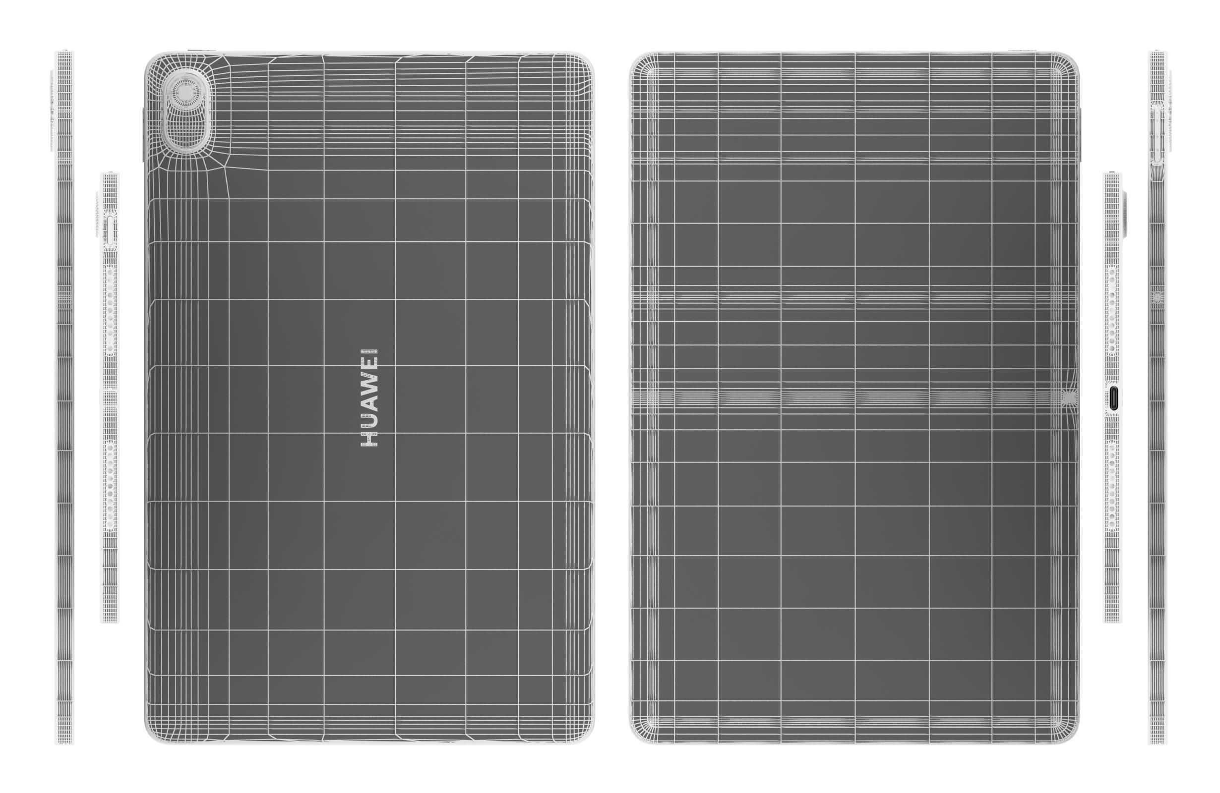 Huawei MatePad SE 11 Nebula Gray 3D model_17
