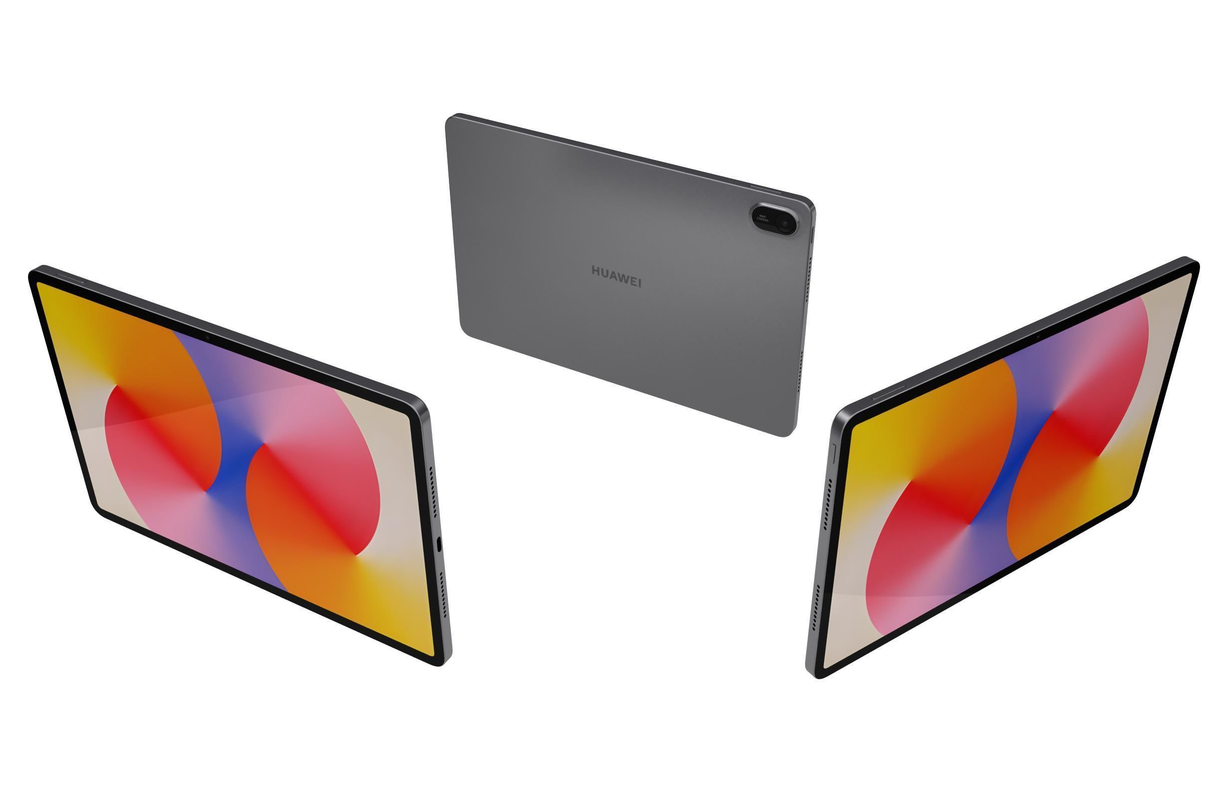 Huawei MatePad SE 11 Nebula Gray And Crystal Blue 3D model_11