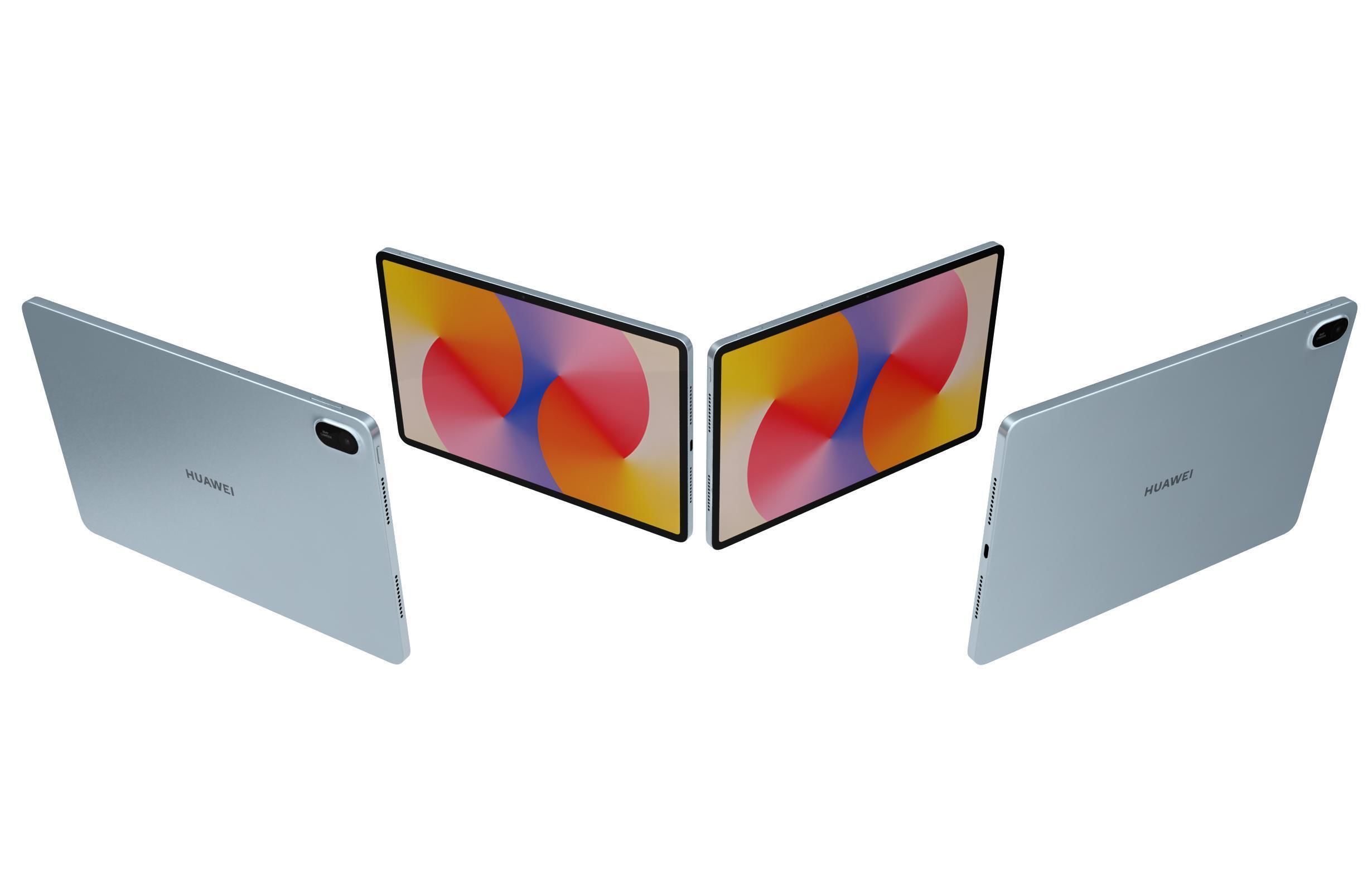 Huawei MatePad SE 11 Nebula Gray And Crystal Blue 3D model_3