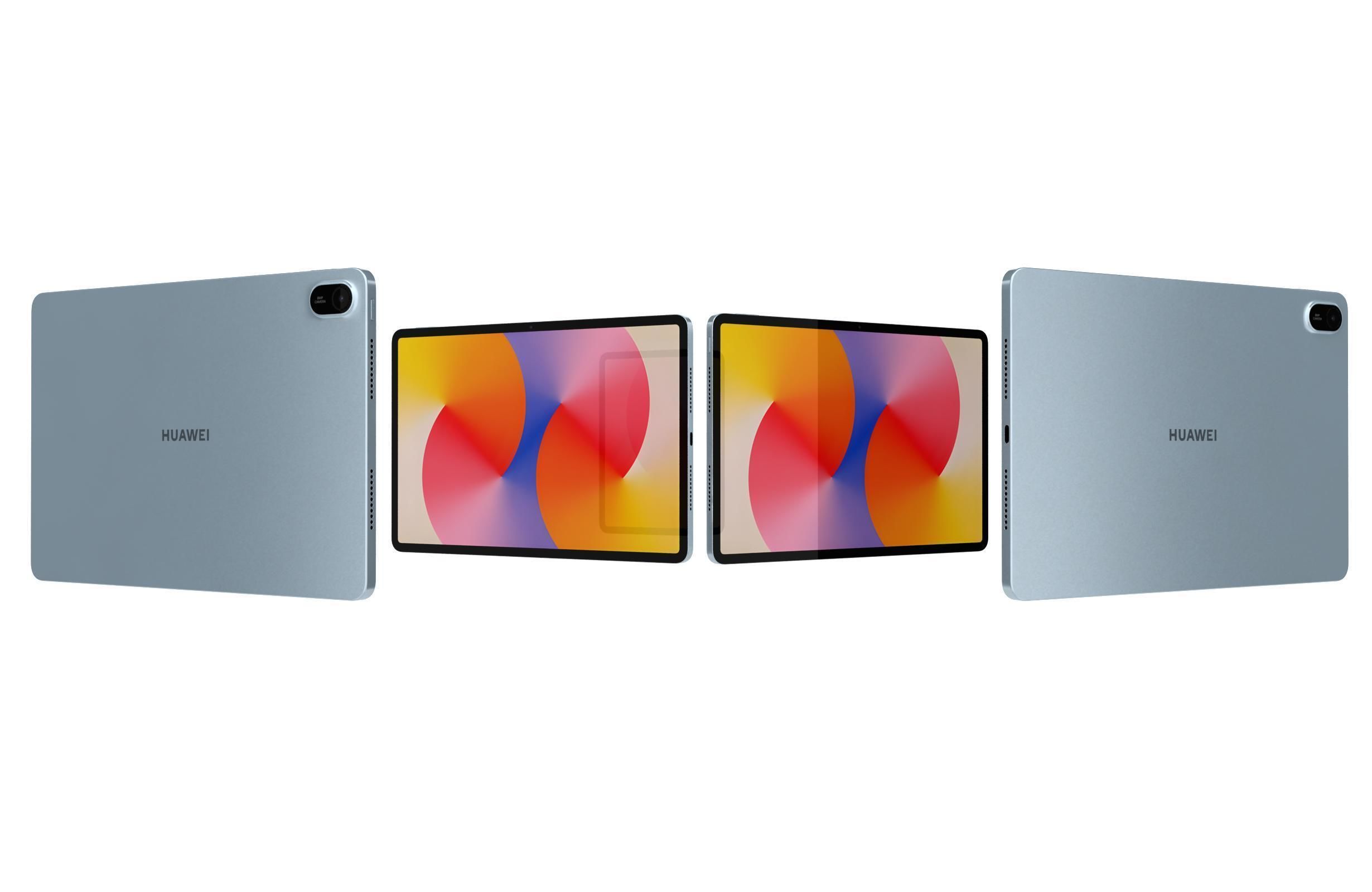 Huawei MatePad SE 11 Nebula Gray And Crystal Blue 3D model_4