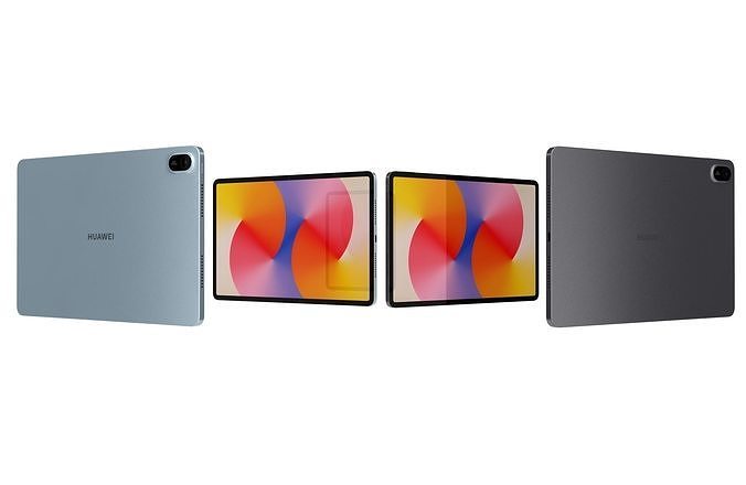 Huawei MatePad SE 11 Nebula Gray And Crystal Blue 3D model