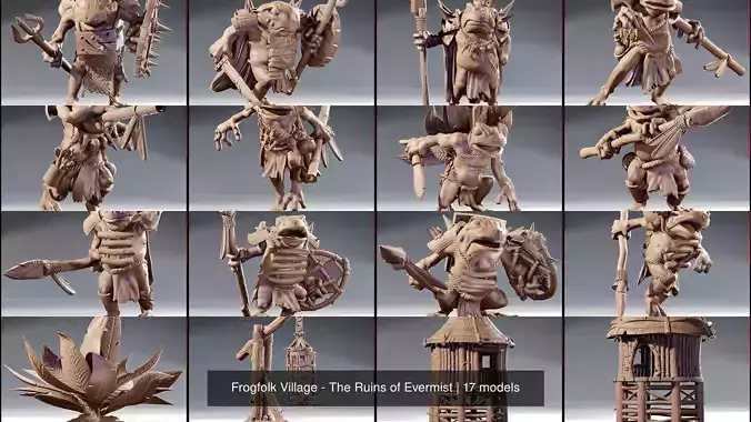 Frogfolk Village - The Ruins of Evermist