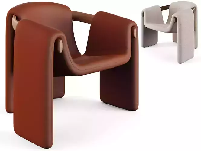 Sari Lounge chair by PaoloCastelli