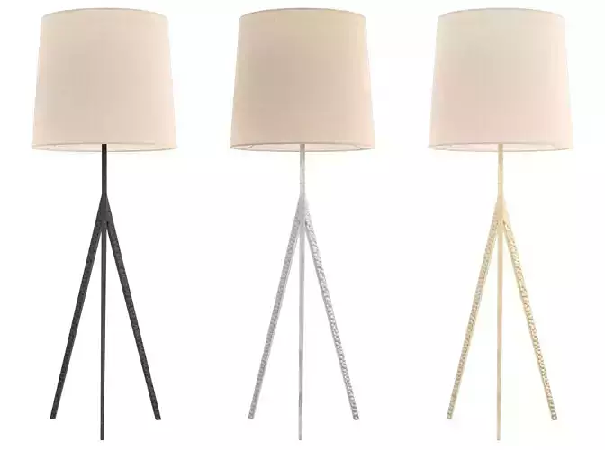 RH WRIGHT TABLETRIPOD FLOOR LAMP 3D model