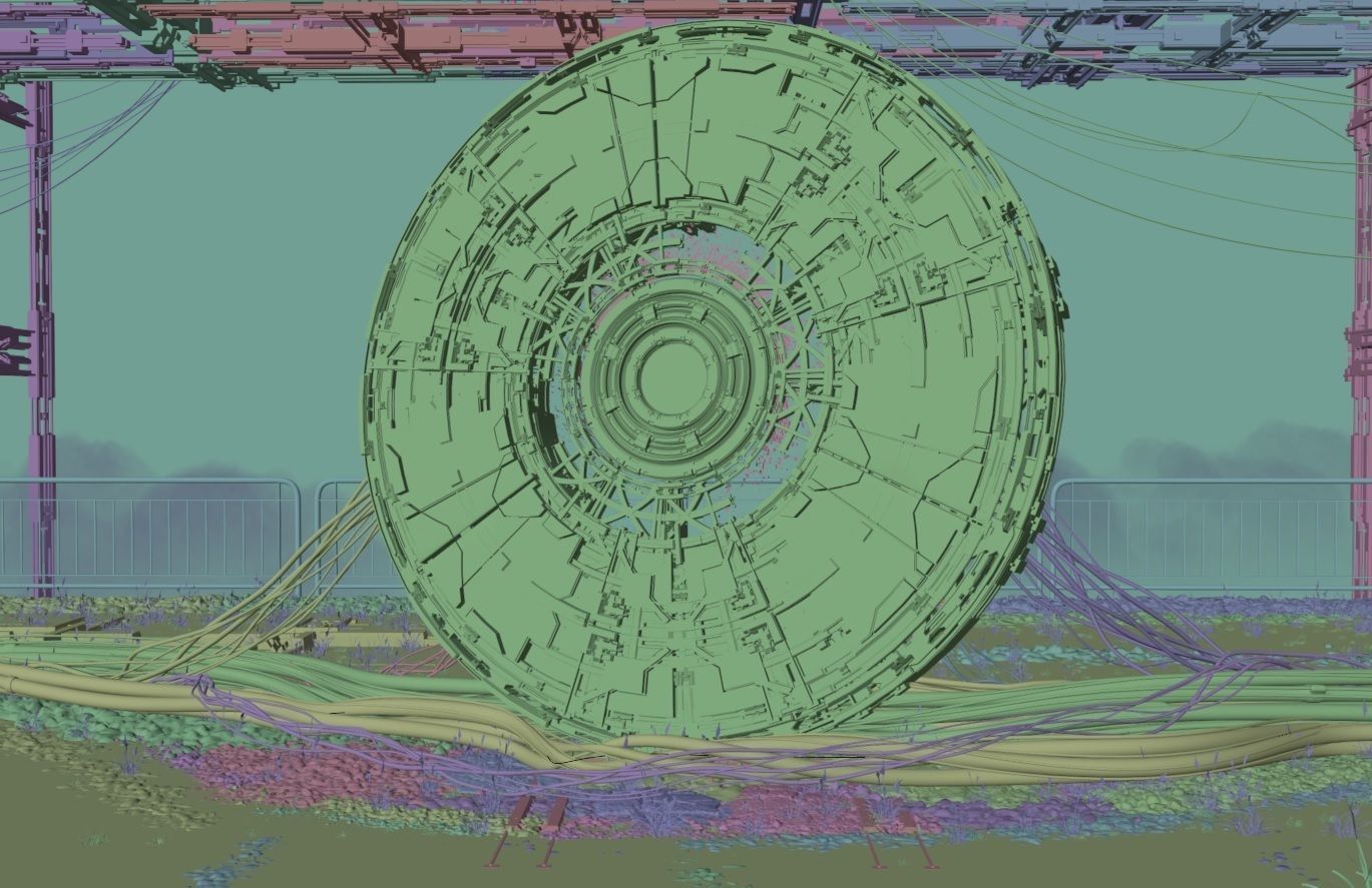 BitCoin One Low-poly 3D model_1