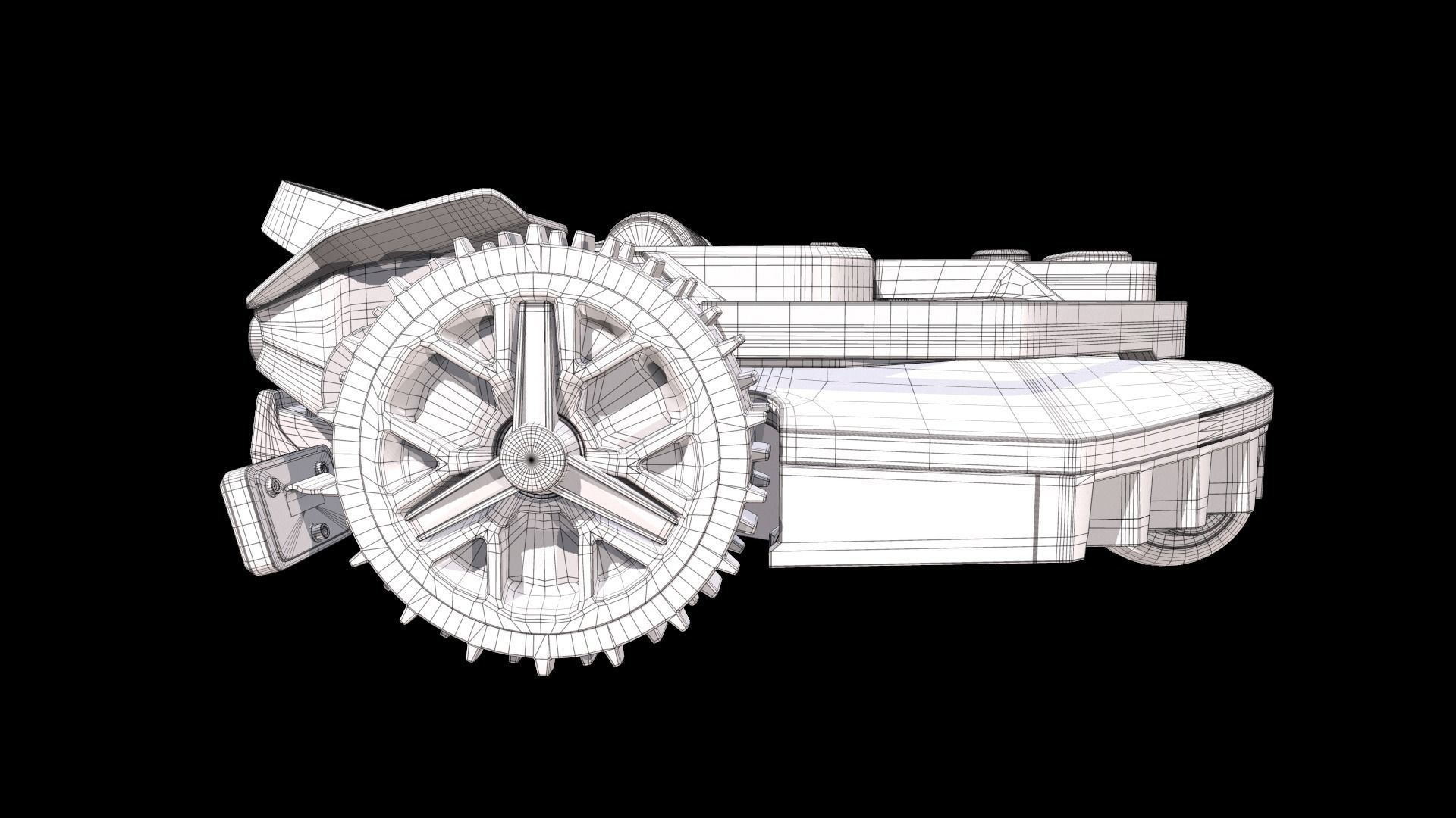 WORX Landroid VISION L1600 WR216E robotic mower 3D model_9