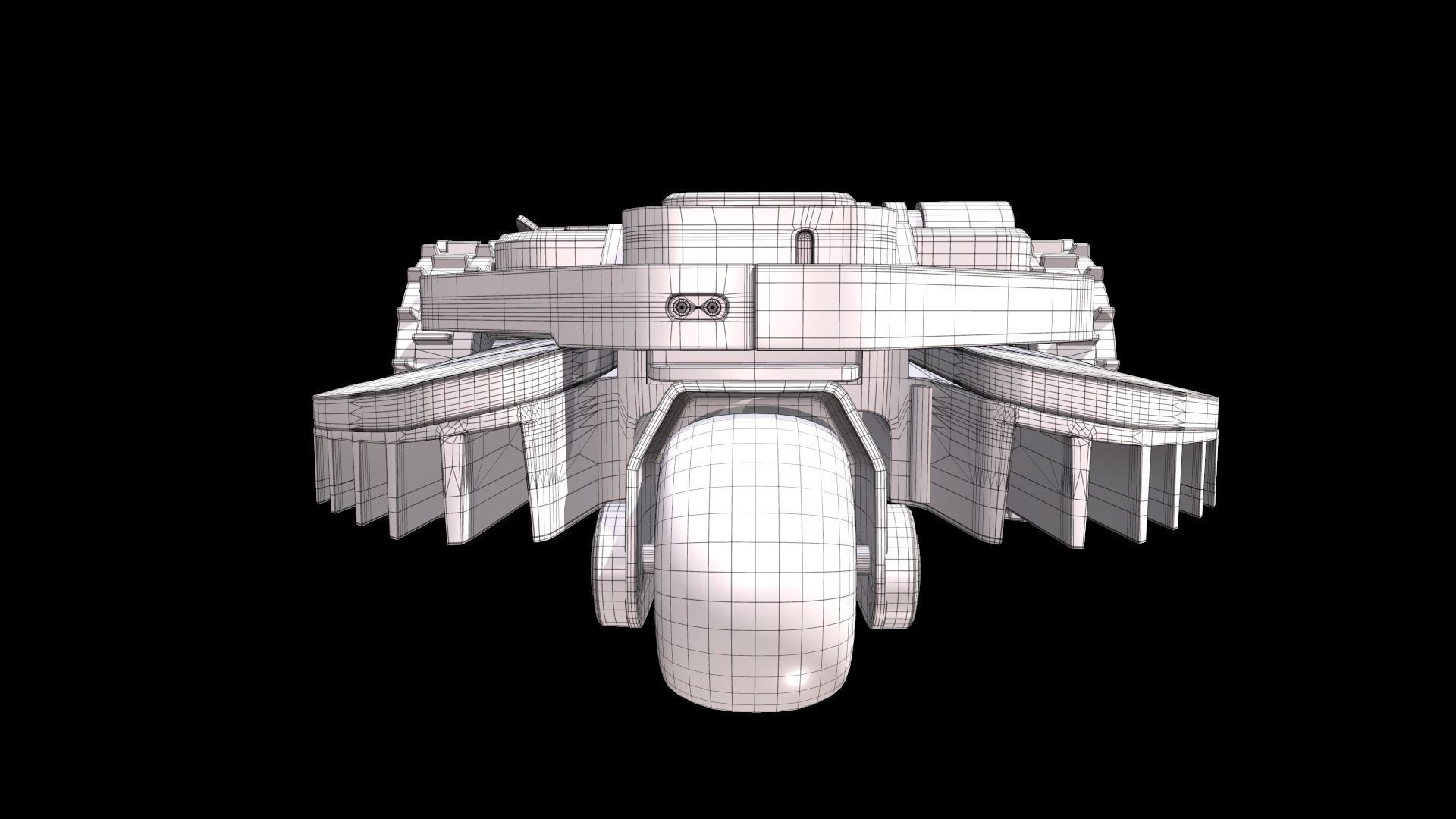 WORX Landroid VISION L1600 WR216E robotic mower 3D model_14