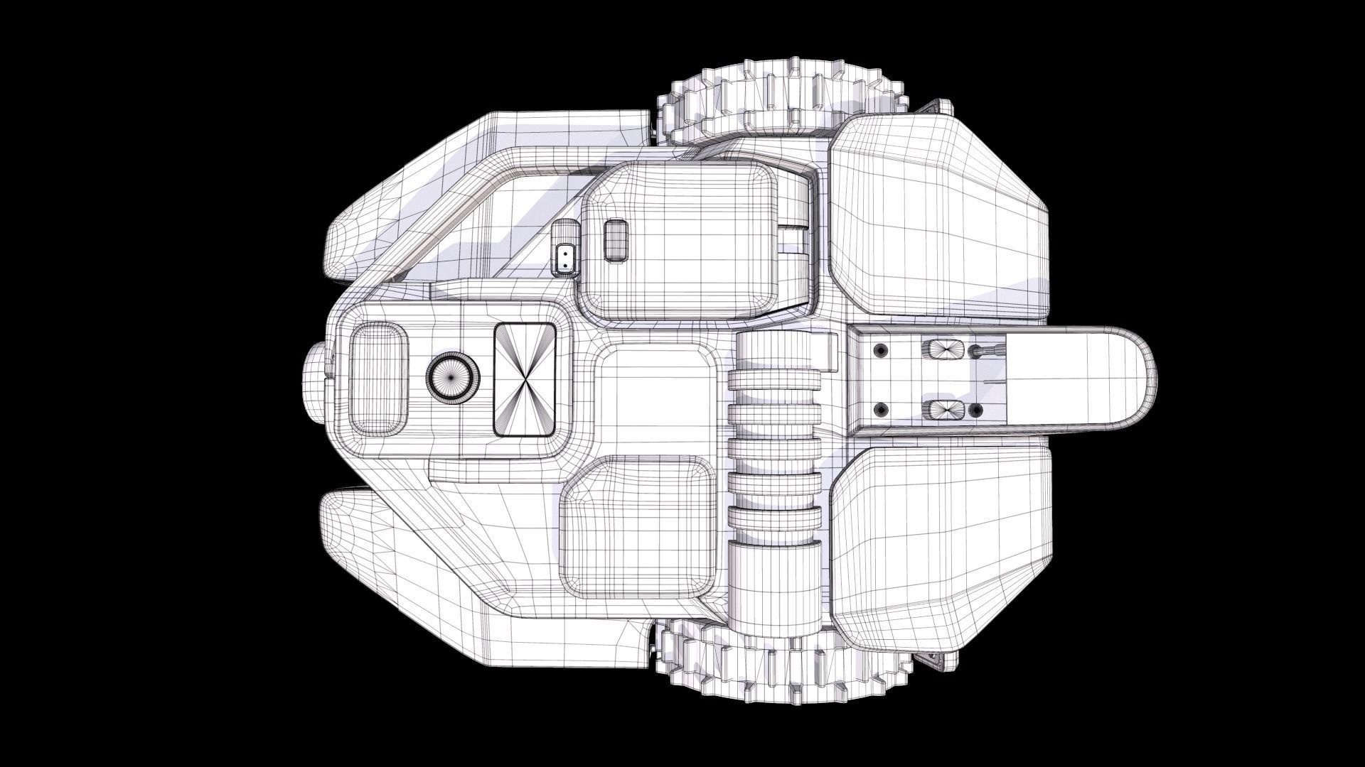 WORX Landroid VISION L1600 WR216E robotic mower 3D model_13