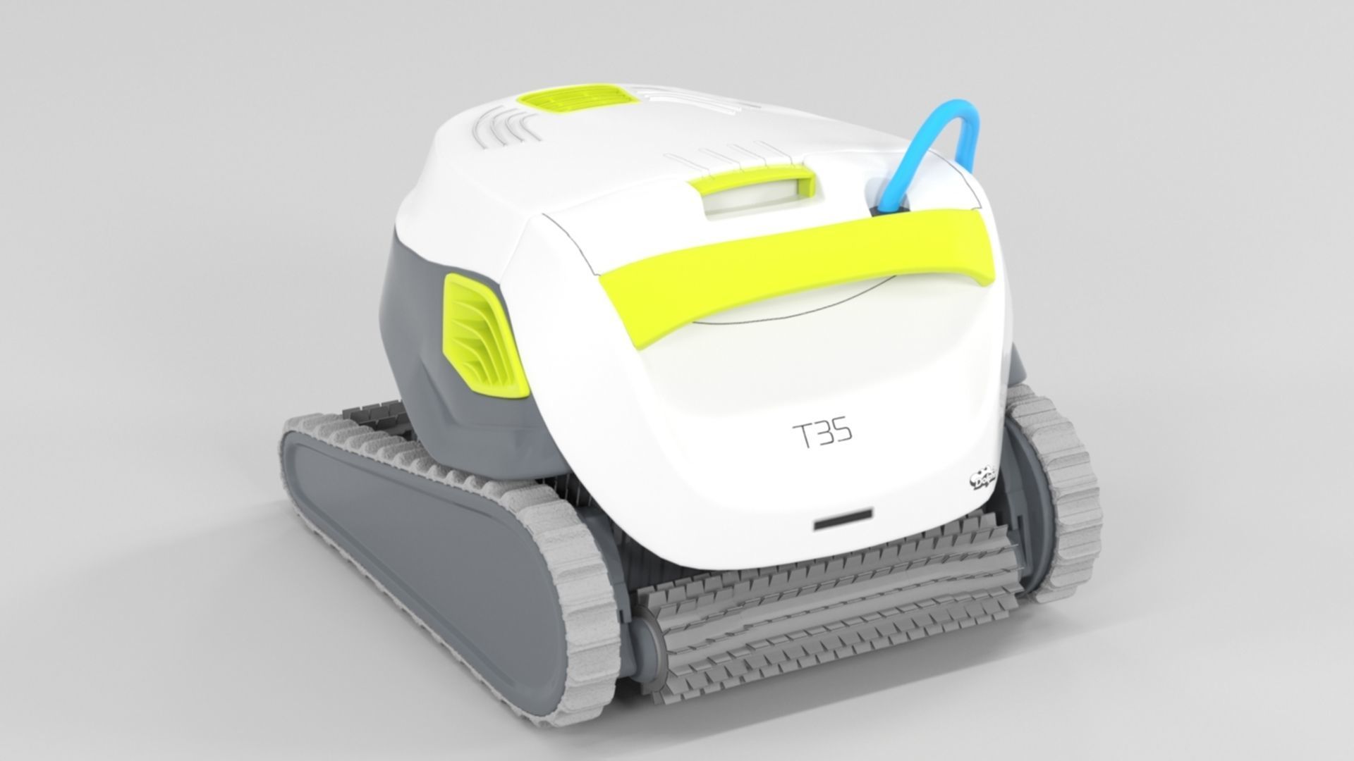 DOLPHIN Maytronics t35 with Swivel and Cart 3D model_5