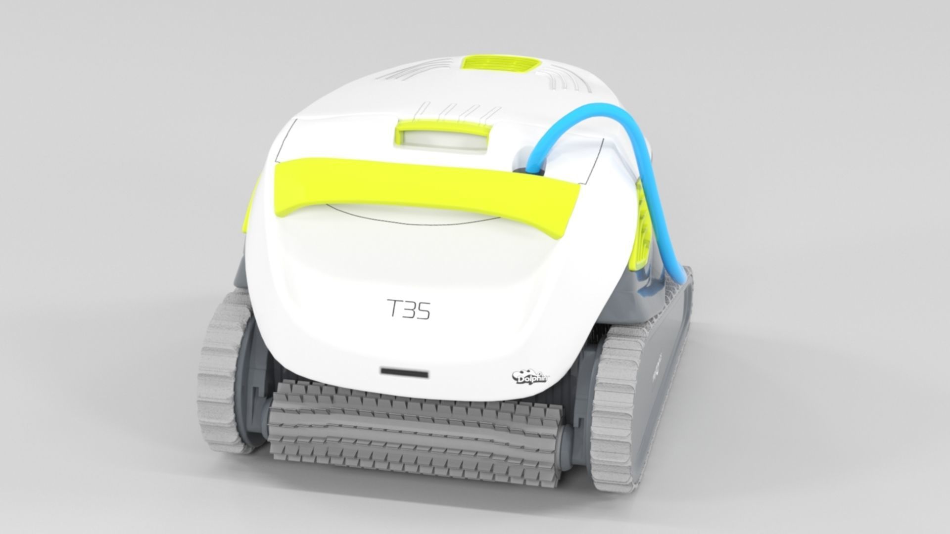 DOLPHIN Maytronics t35 with Swivel and Cart 3D model_6