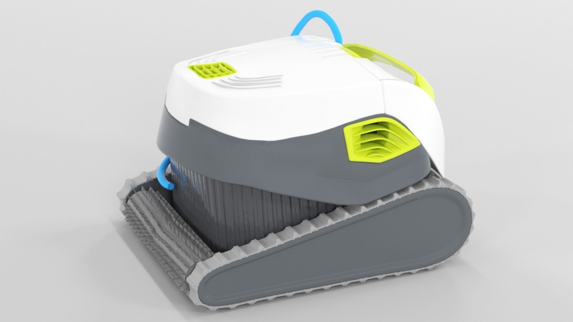 DOLPHIN Maytronics t35 with Swivel and Cart 3D model_3