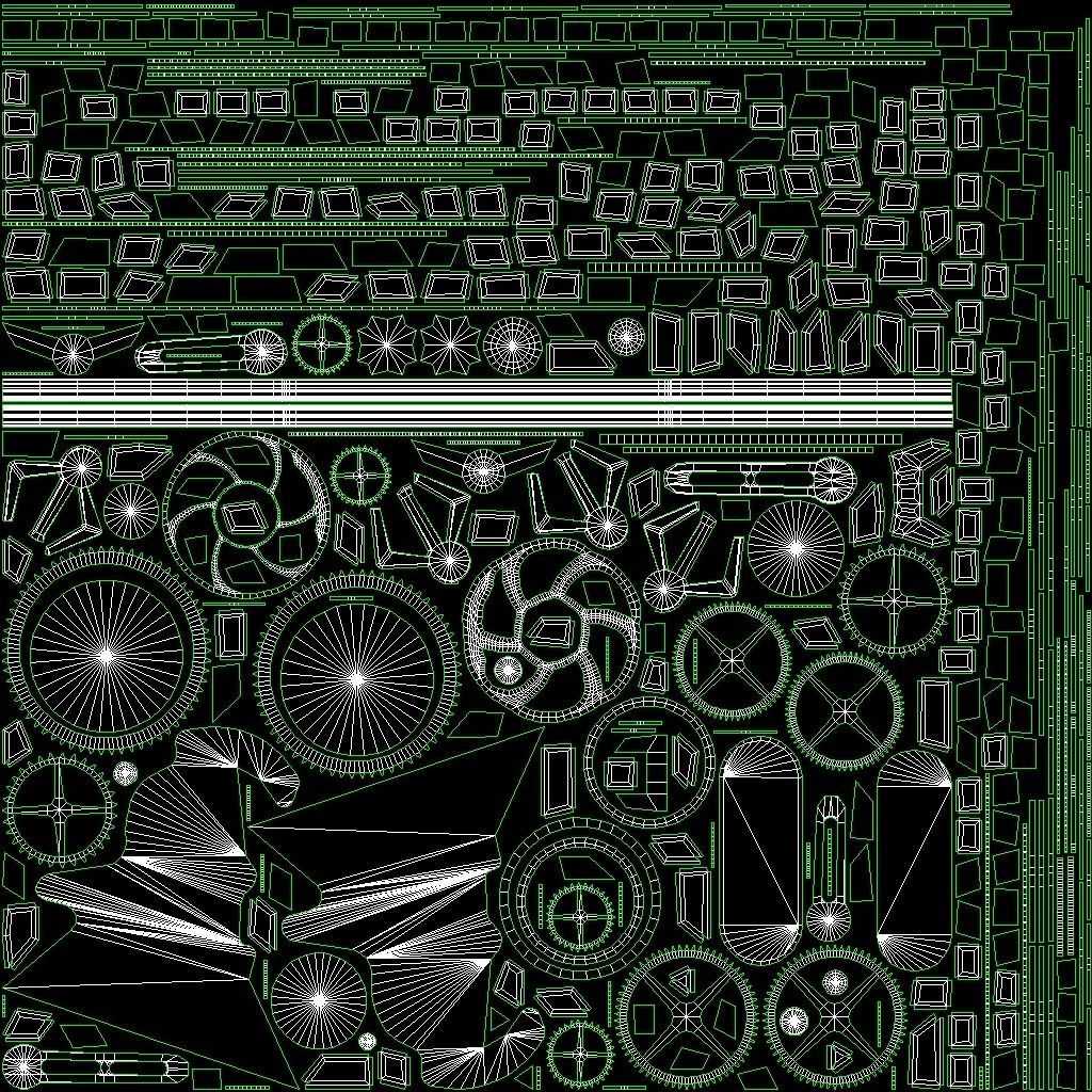 Jacob and Co Billionaire III Emerald Low-poly 3D model_22