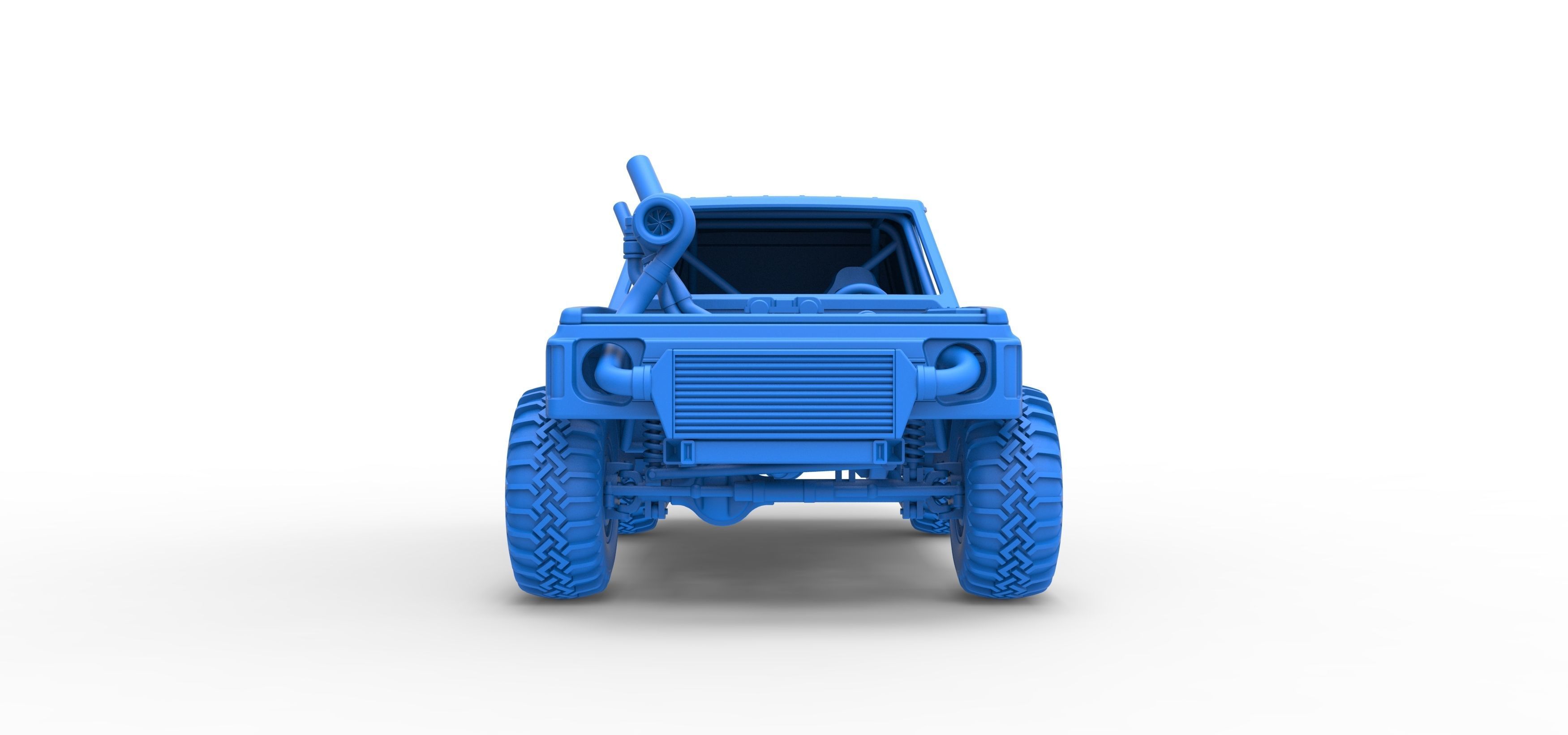 Uphill Sand Racing Dragster Version 2 Scale 1 to 25 3D print model_34