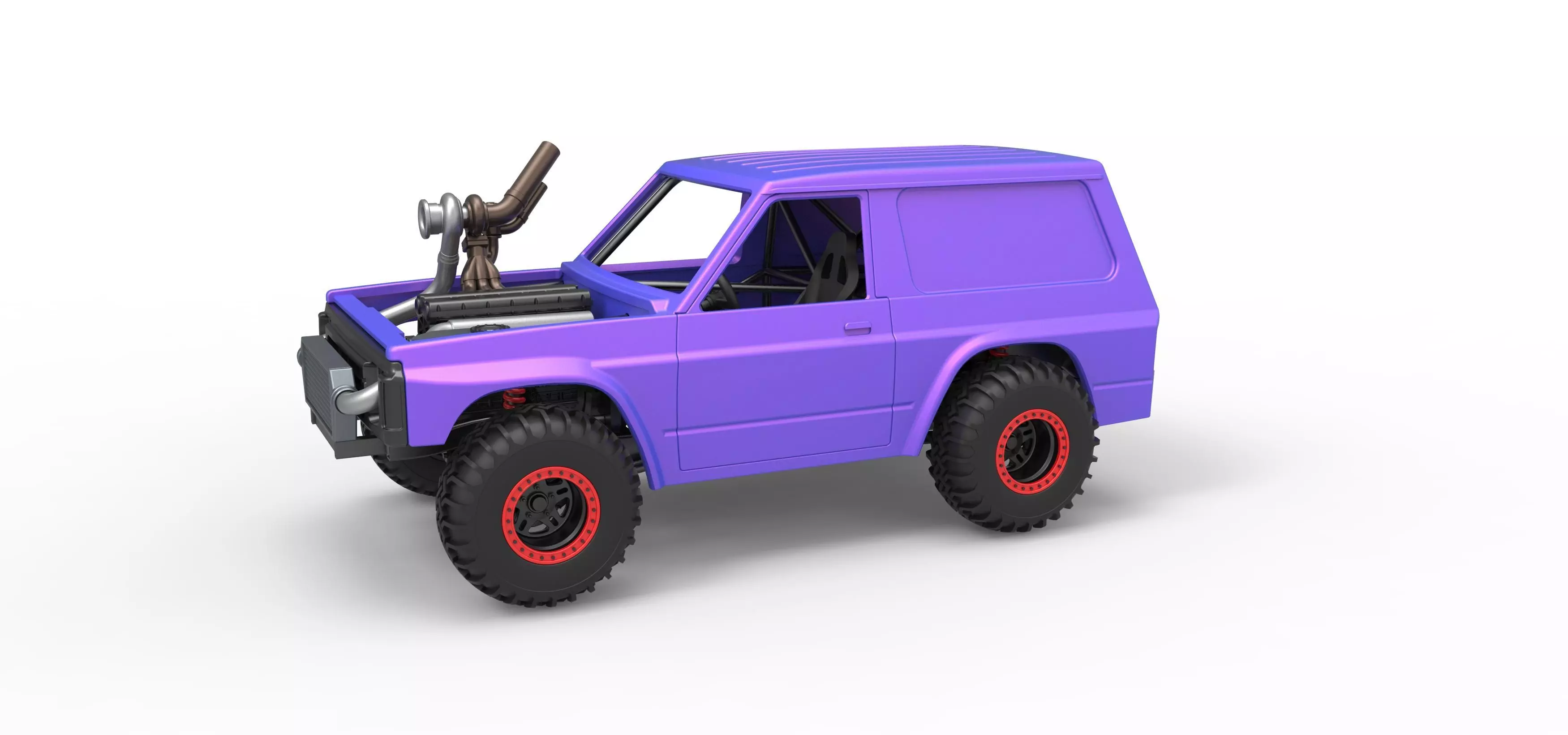 Uphill Sand Racing Dragster Version 2 Scale 1 to 25 3D print model_0