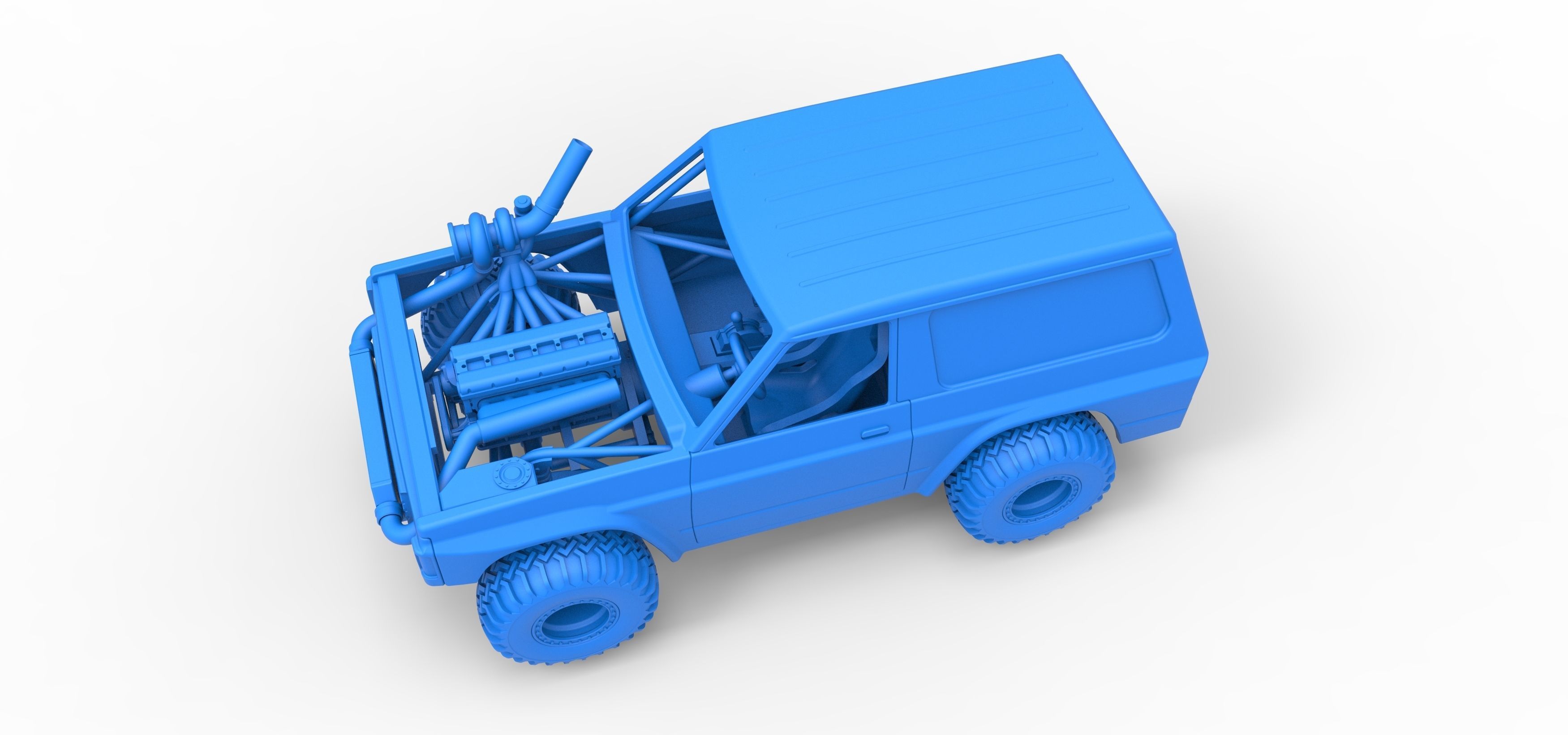 Uphill Sand Racing Dragster Version 2 Scale 1 to 25 3D print model_31