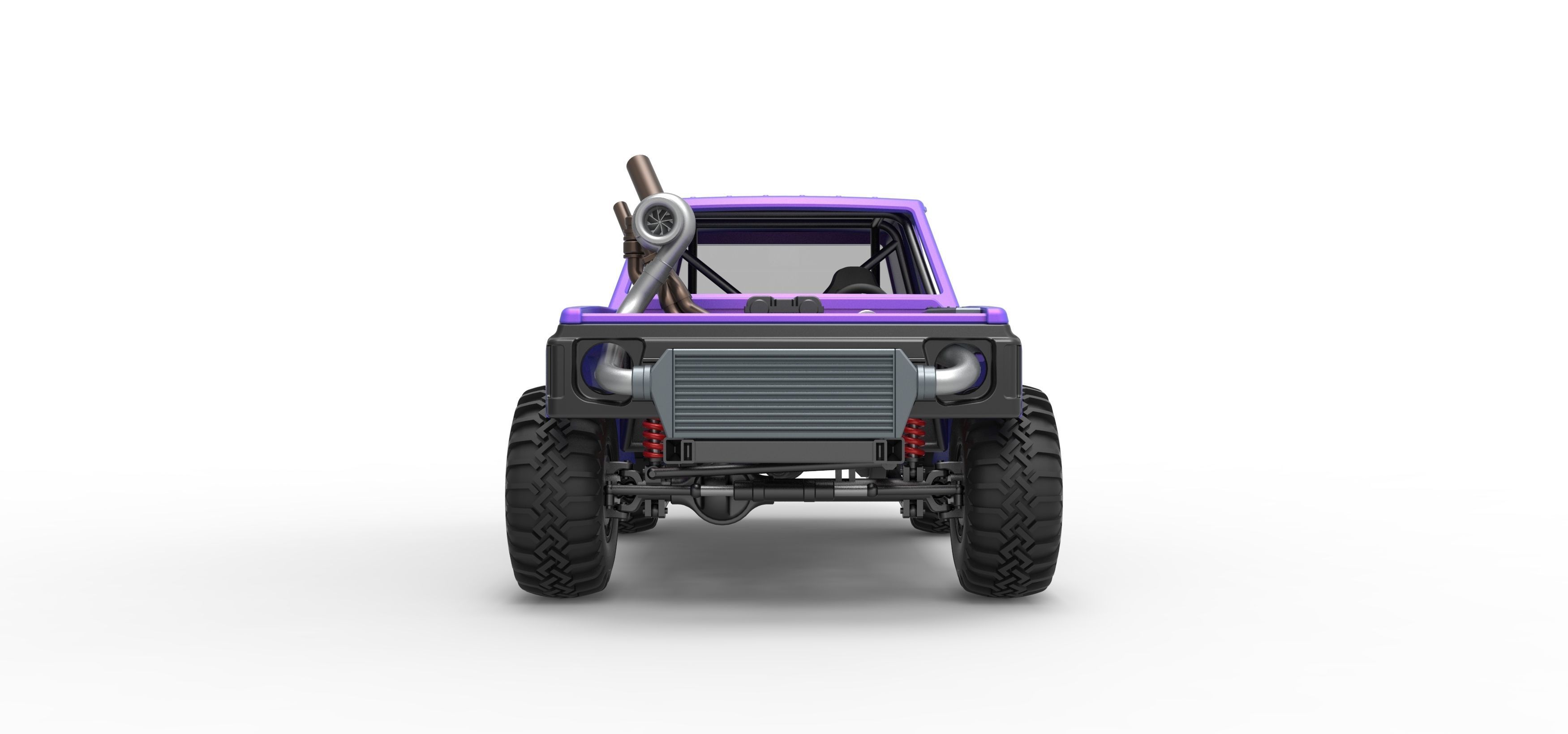 Uphill Sand Racing Dragster Version 2 Scale 1 to 25 3D print model_7