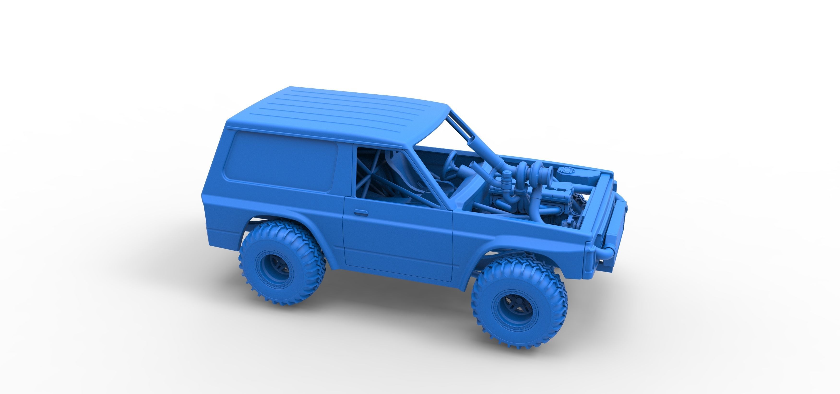 Uphill Sand Racing Dragster Version 2 Scale 1 to 25 3D print model_51