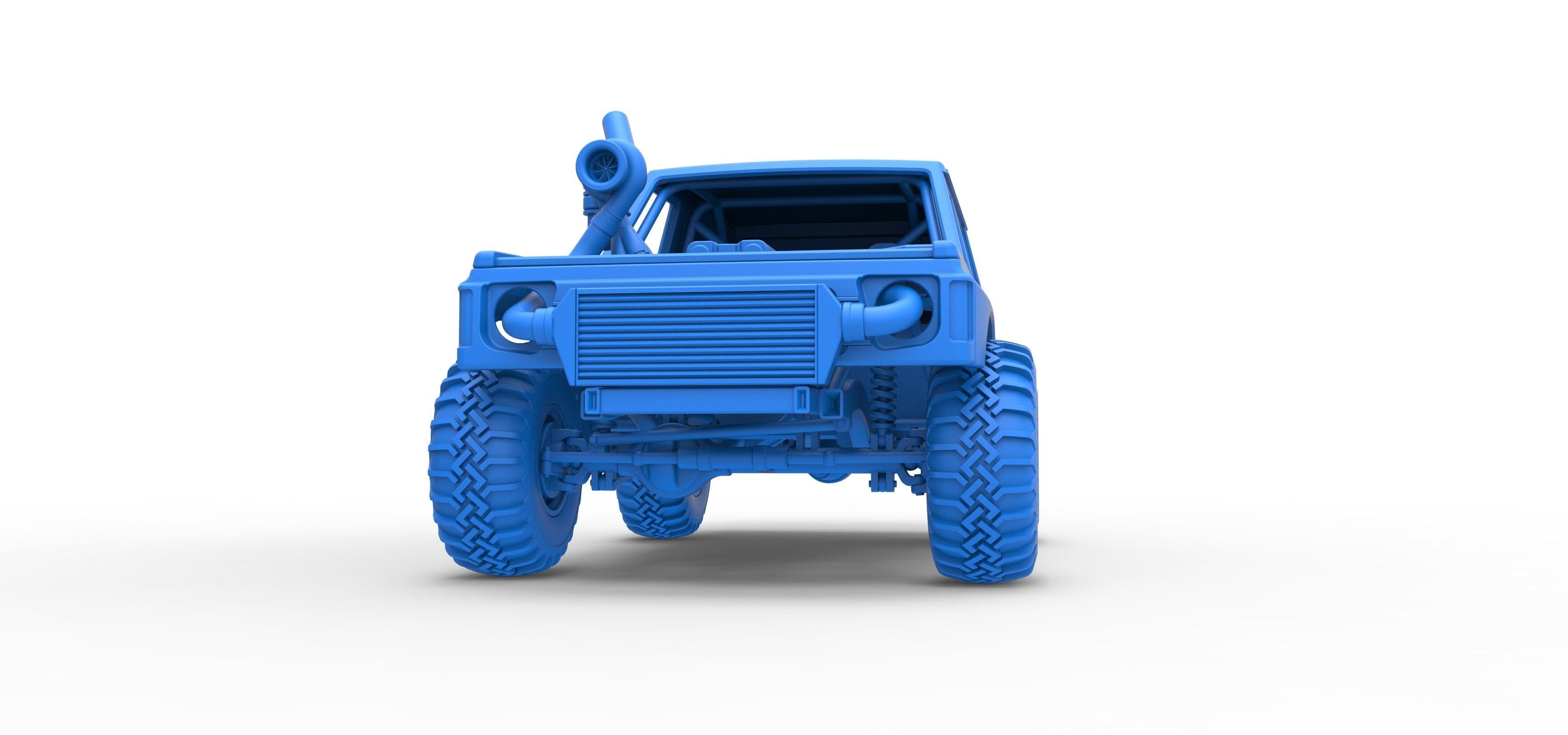 Uphill Sand Racing Dragster Version 2 Scale 1 to 25 3D print model_33