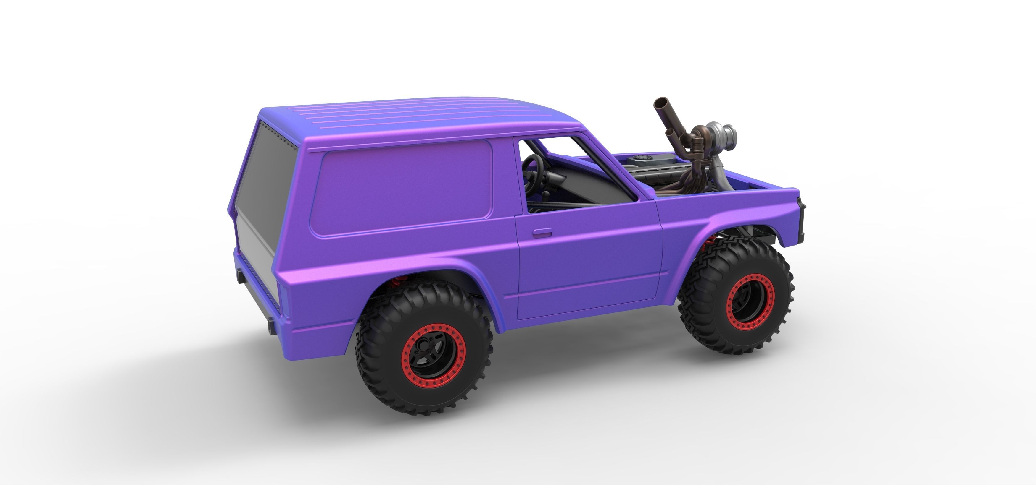 Uphill Sand Racing Dragster Version 2 Scale 1 to 25 3D print model_20