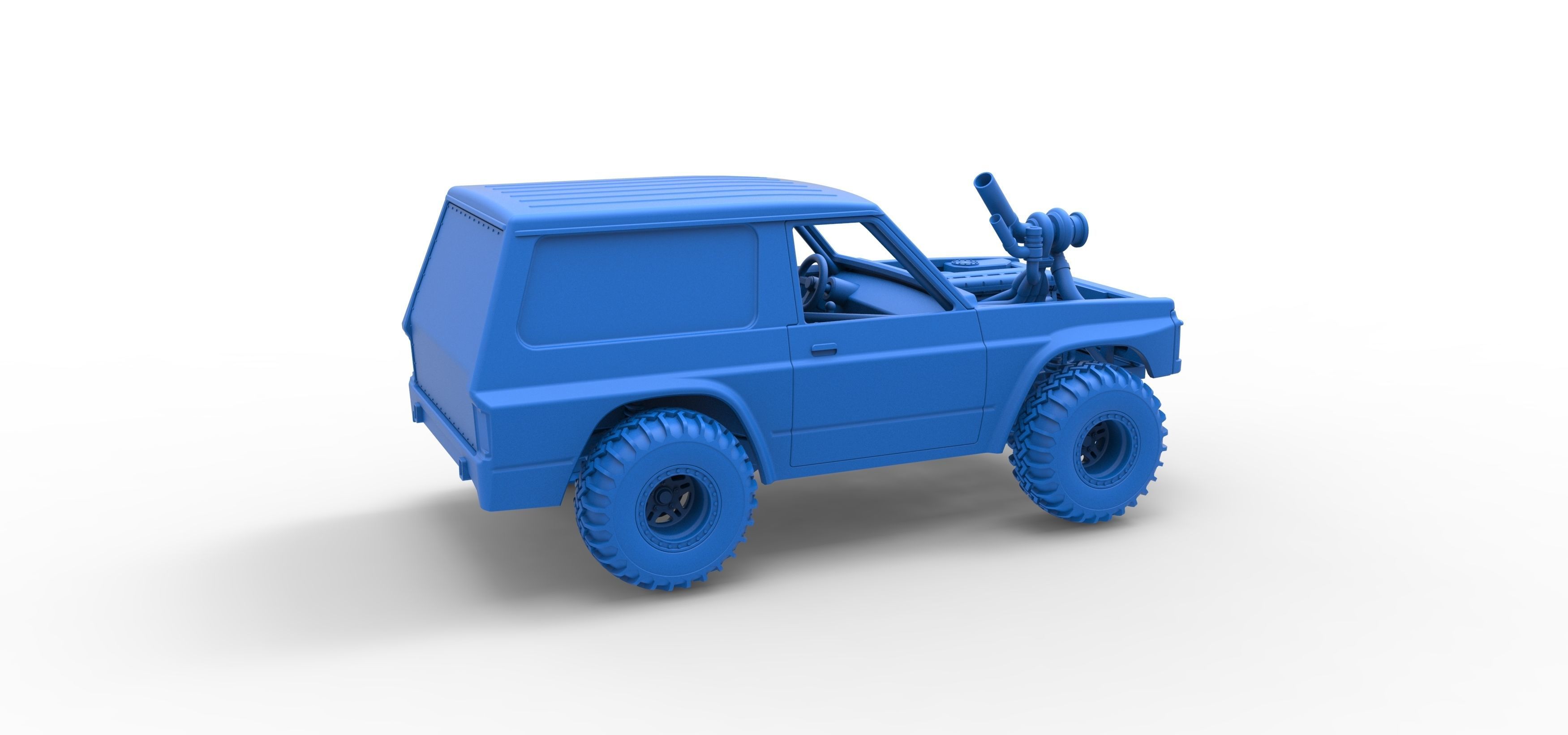 Uphill Sand Racing Dragster Version 2 Scale 1 to 25 3D print model_47