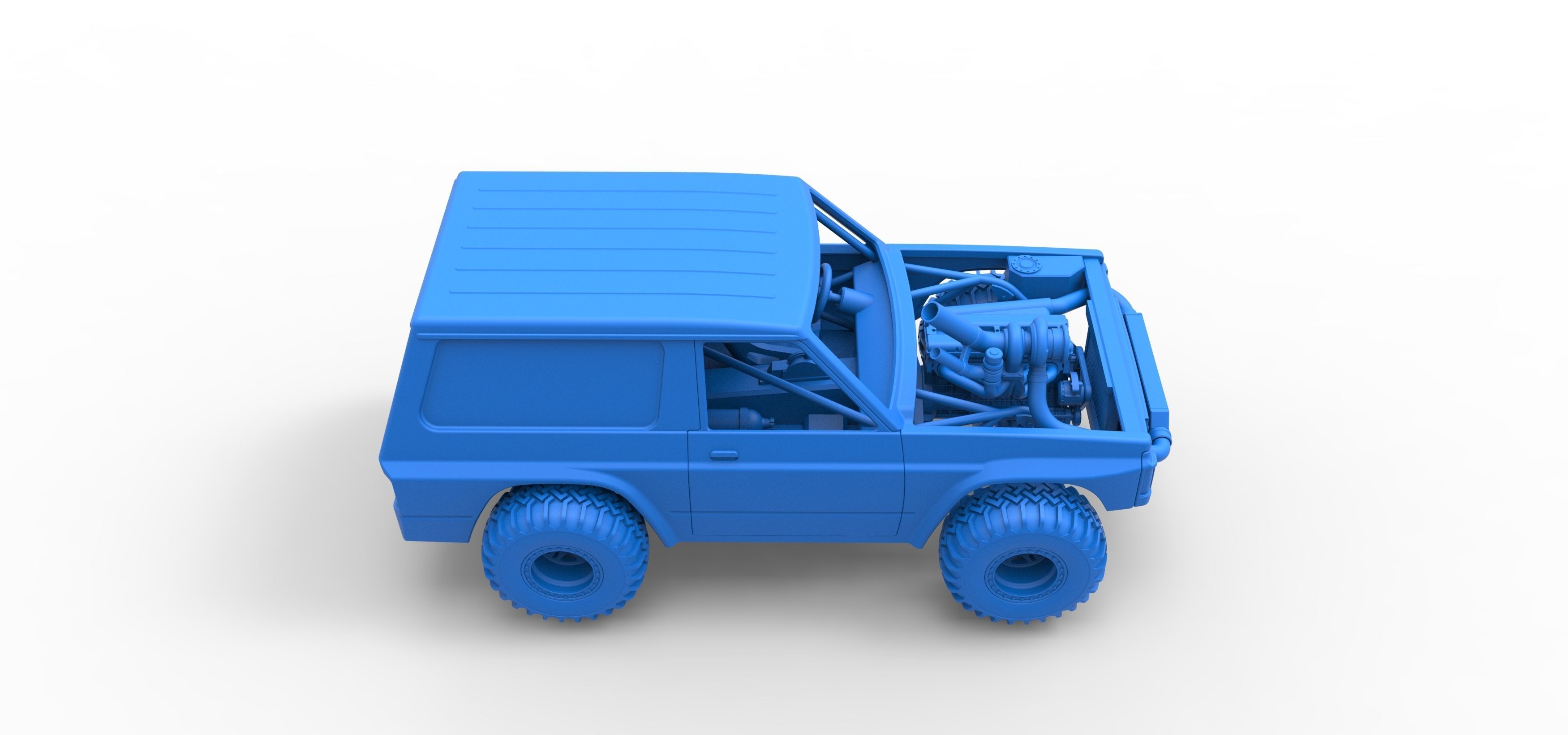 Uphill Sand Racing Dragster Version 2 Scale 1 to 25 3D print model_50