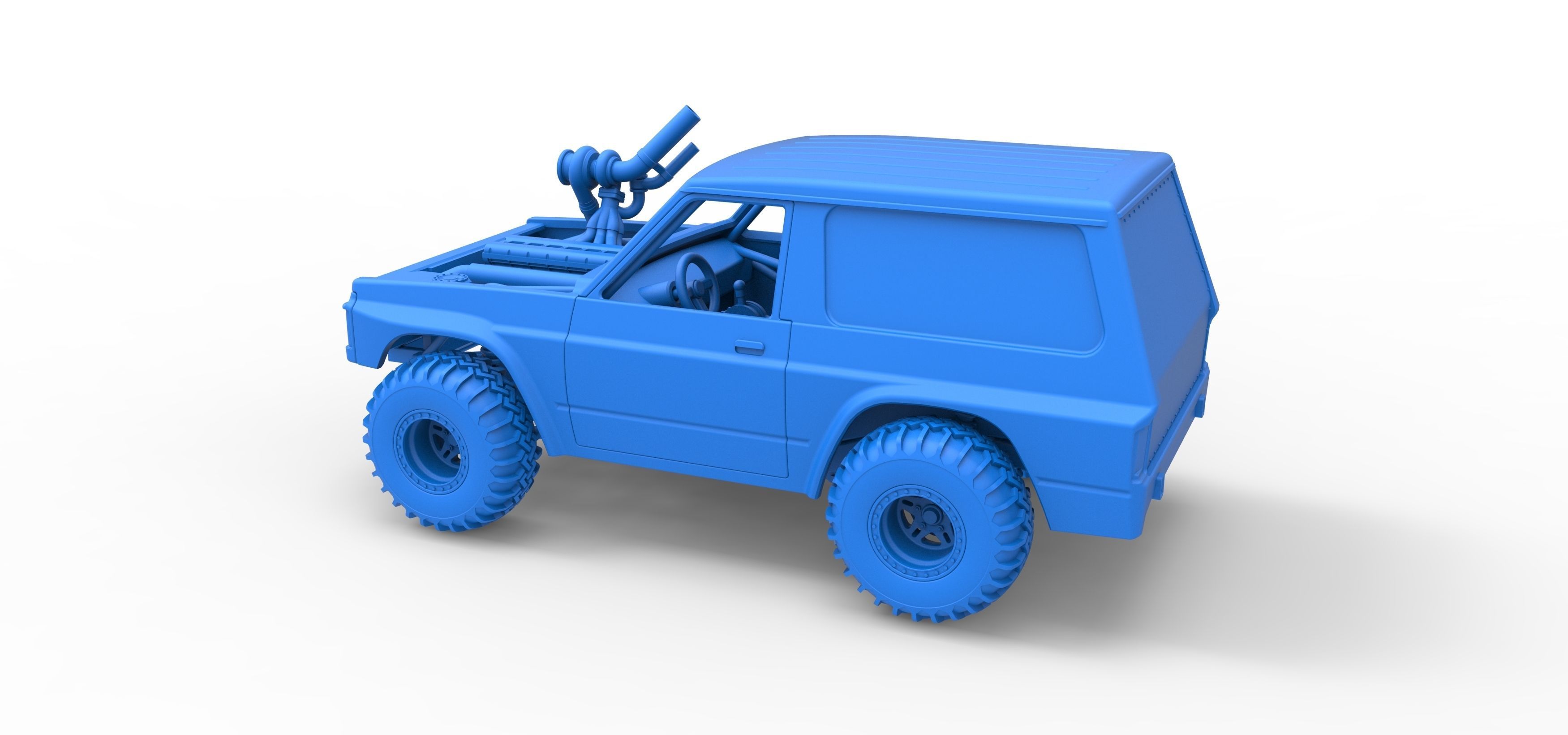 Uphill Sand Racing Dragster Version 2 Scale 1 to 25 3D print model_39