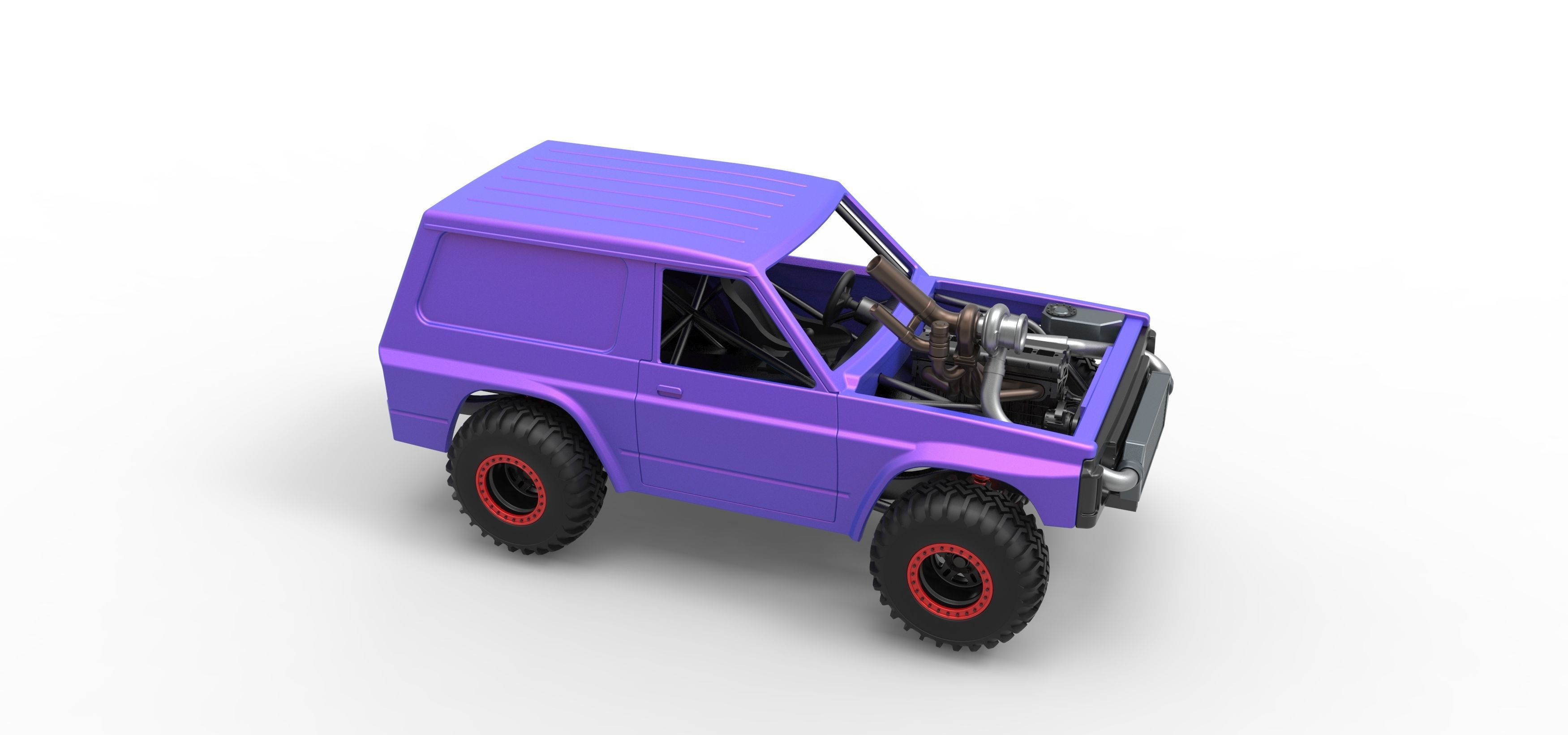 Uphill Sand Racing Dragster Version 2 Scale 1 to 25 3D print model_24