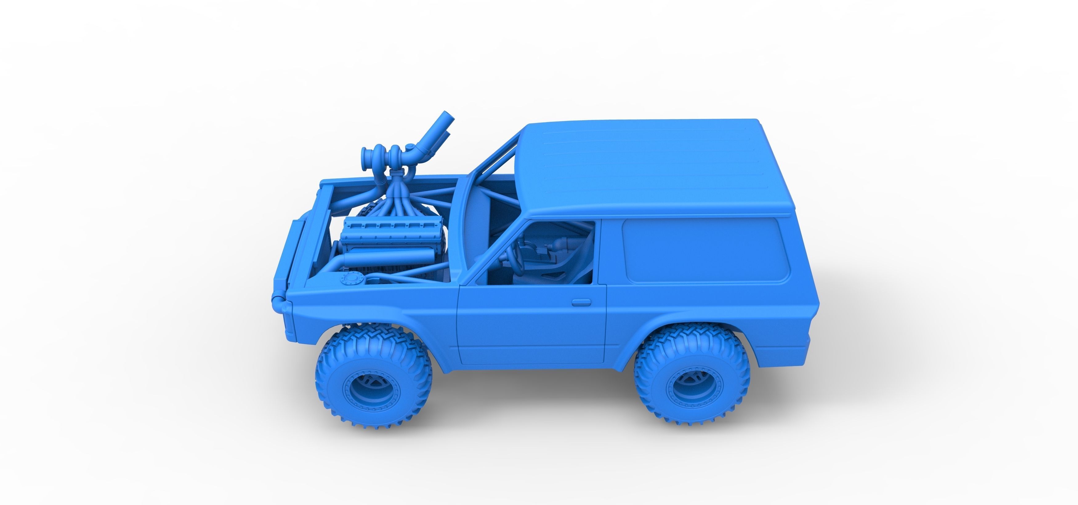 Uphill Sand Racing Dragster Version 2 Scale 1 to 25 3D print model_37