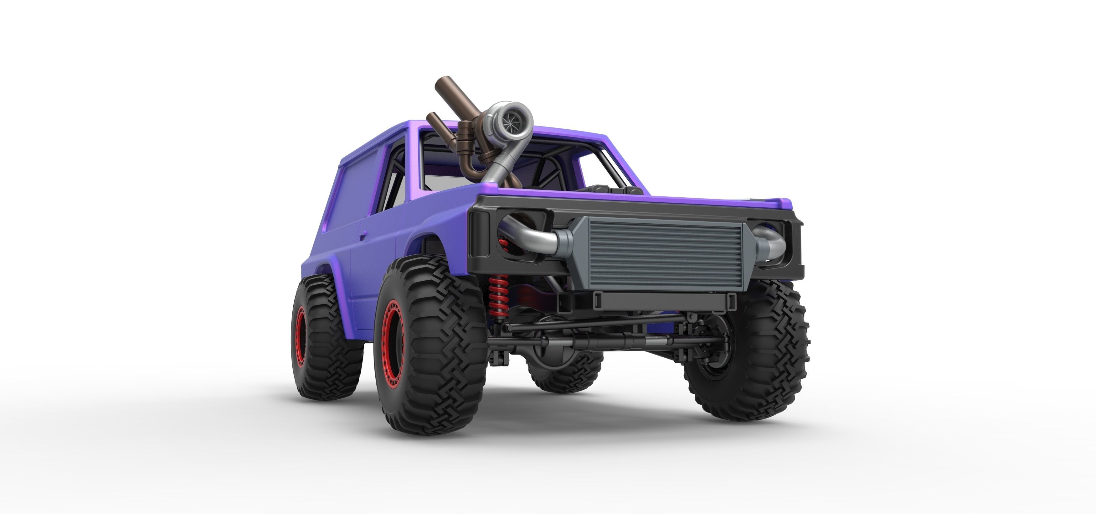 Uphill Sand Racing Dragster Version 2 Scale 1 to 25 3D print model_27