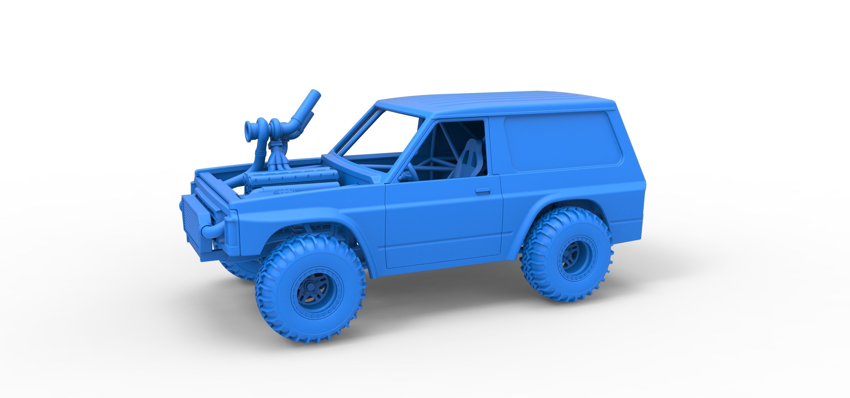 Uphill Sand Racing Dragster Version 2 Scale 1 to 25 3D print model_28