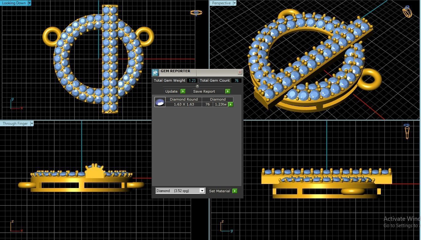 Pendant 3D print model_1