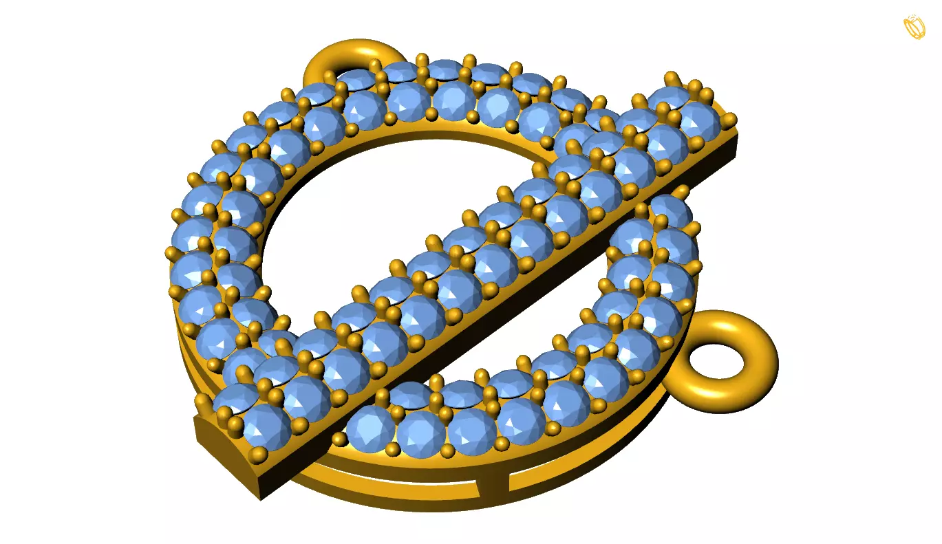 Pendant 3D print model_0