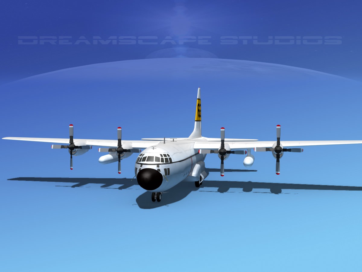 Lockheed C-130 Hercules Tanker Transport 3D model_6