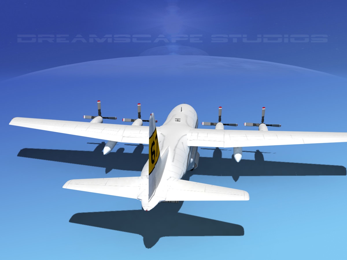 Lockheed C-130 Hercules Tanker Transport 3D model_10
