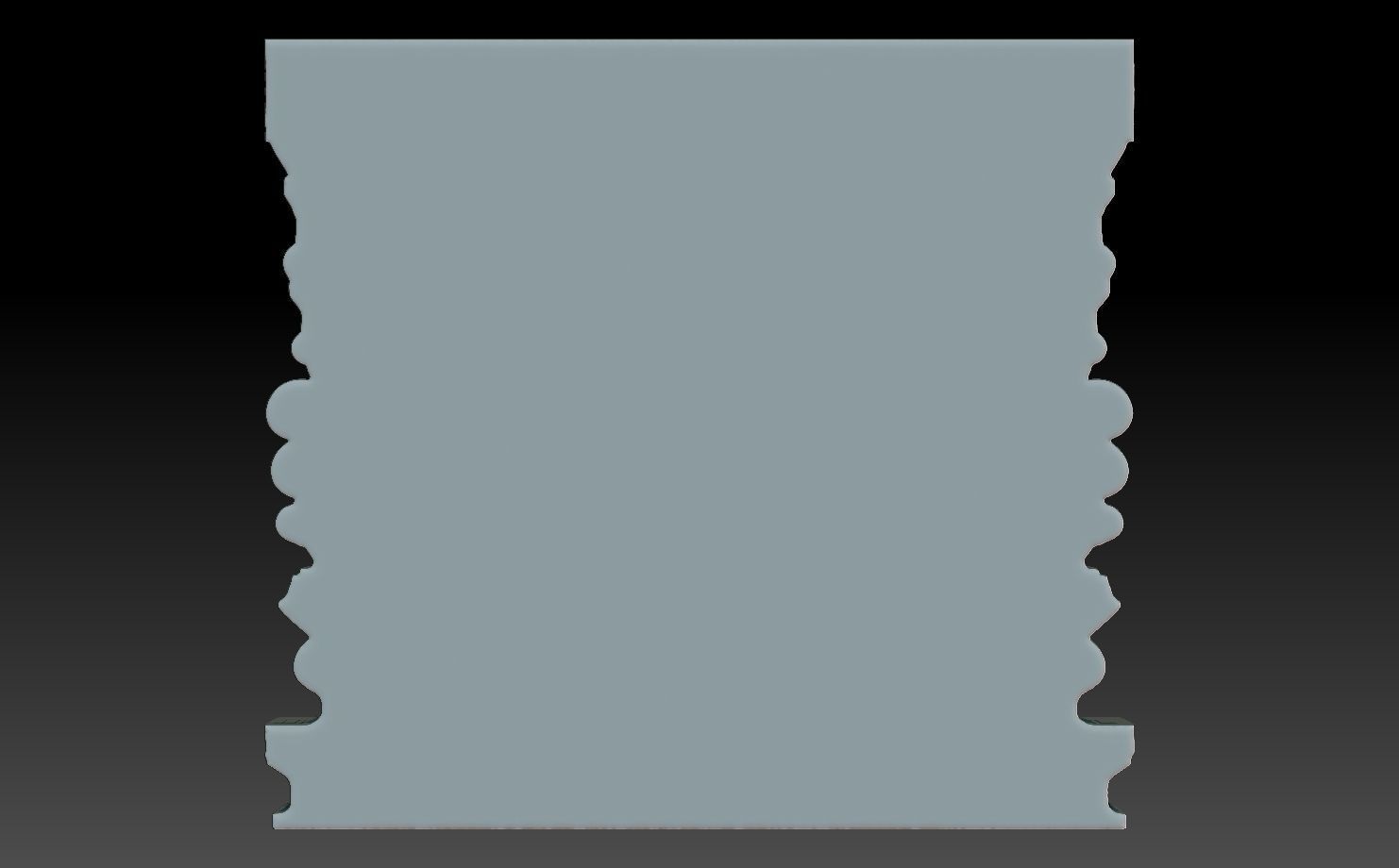 Indian Temple Wall basrelief 04 240613 3D print model_5